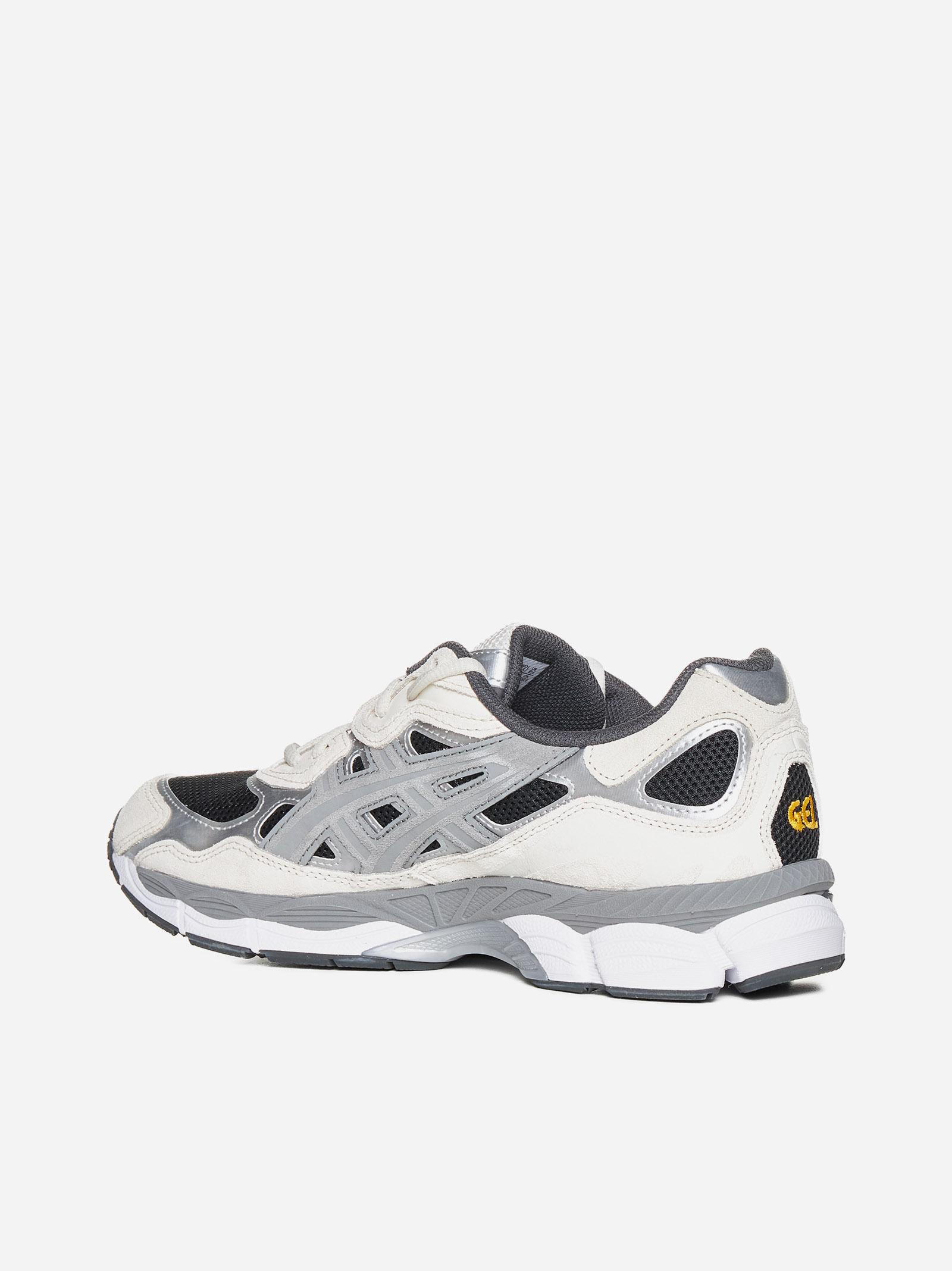 Asics Gel-nyc Leather And Mesh Sneakers in White for Men | Lyst