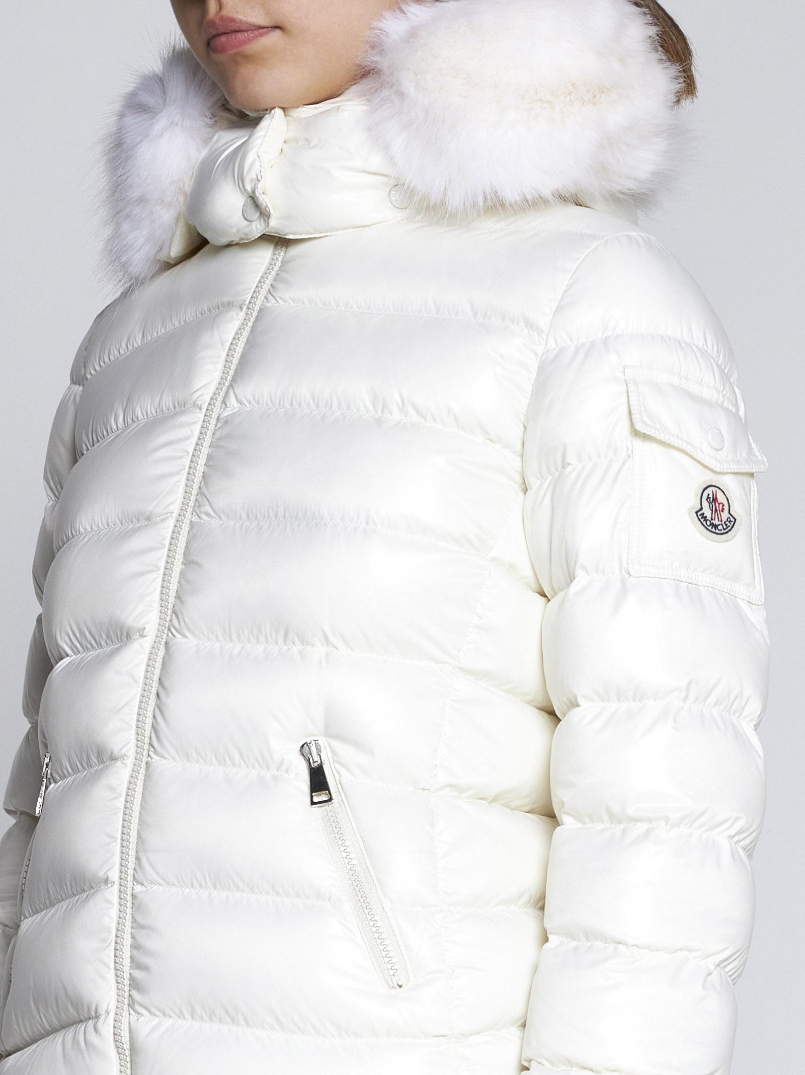 Moncler Badyfur Quilted Nylon Down Jacket in White | Lyst