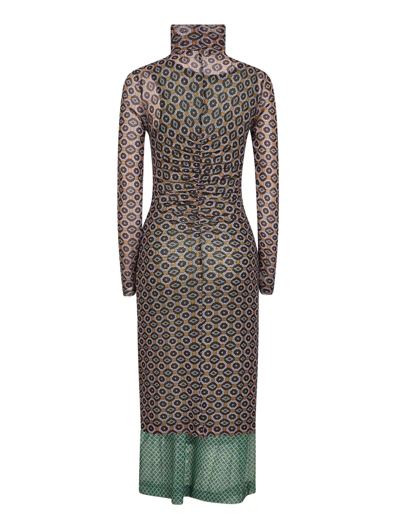 最終sale!【DRIES VAN NOTEN】フローラルシルクブレンドドレス DRIES VAN NOTEN】シルクブレンド◇フローラル柄◇ドレス