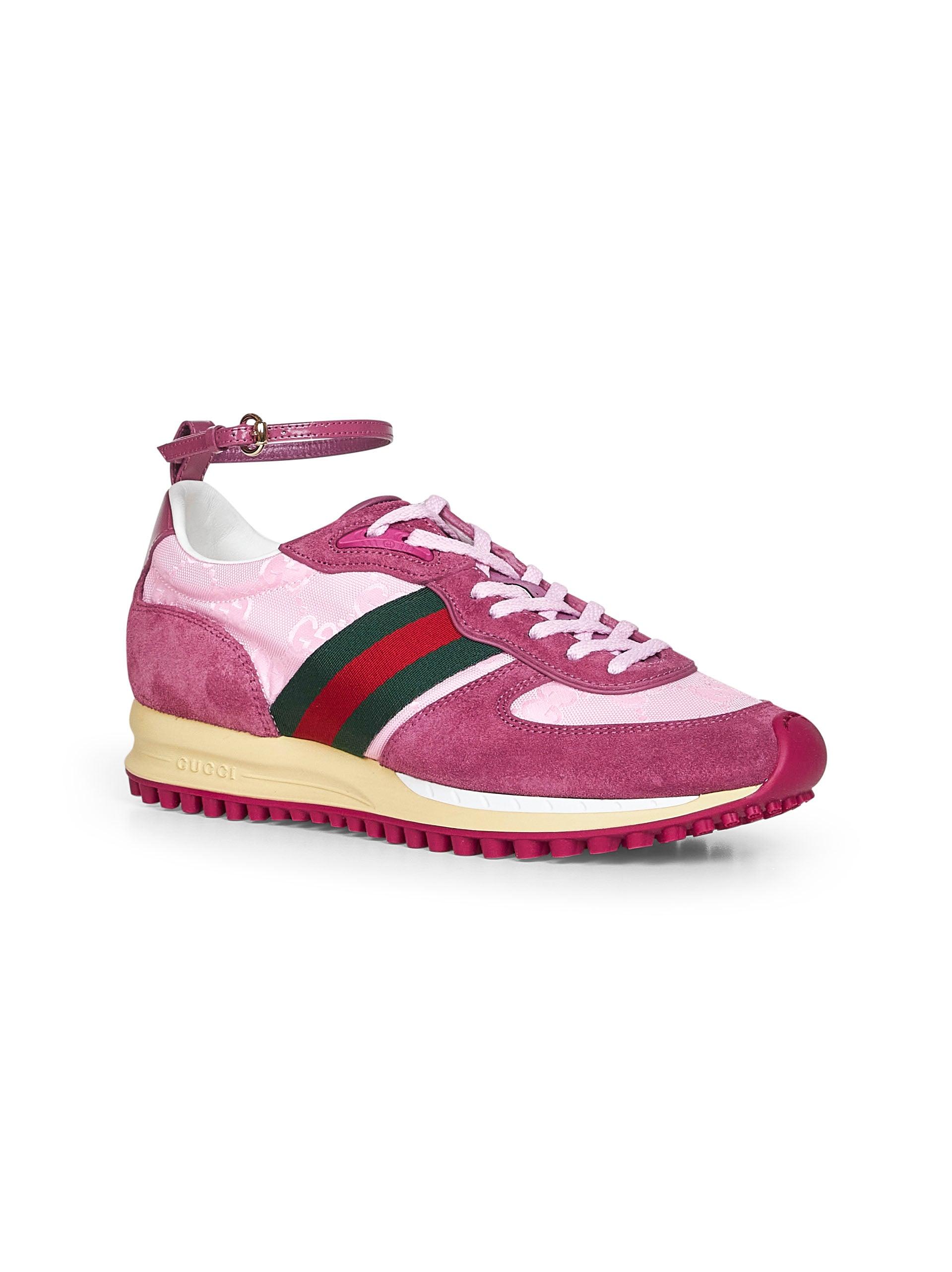 パンプス GUCCI Women Shoes 813001DMBT0 Pink Women's Horsebit pump in bright pink patent leather | GUCCI® US
