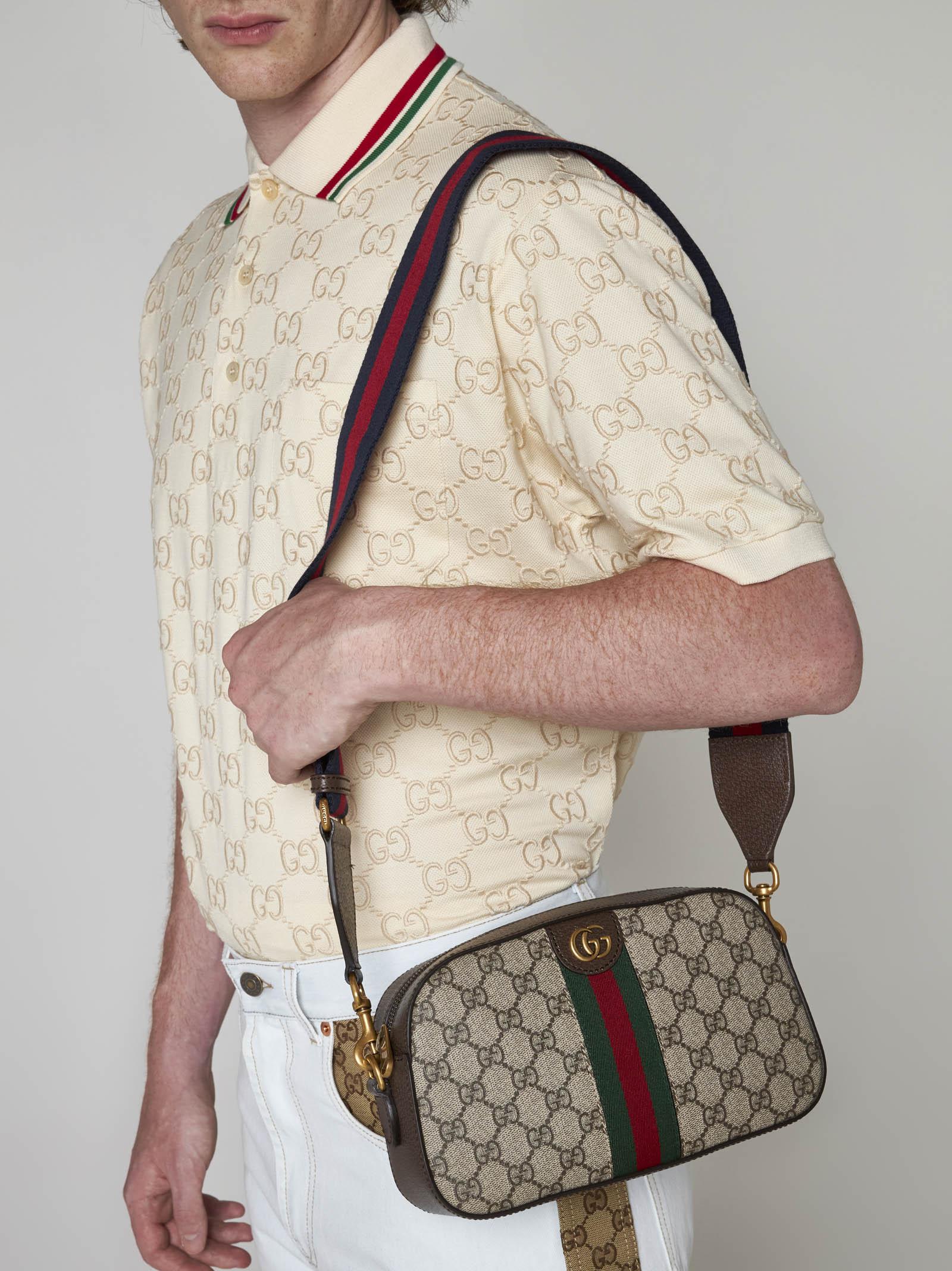 Gucci Ophidia GG Supreme Small Camera Bag for Men Lyst UK