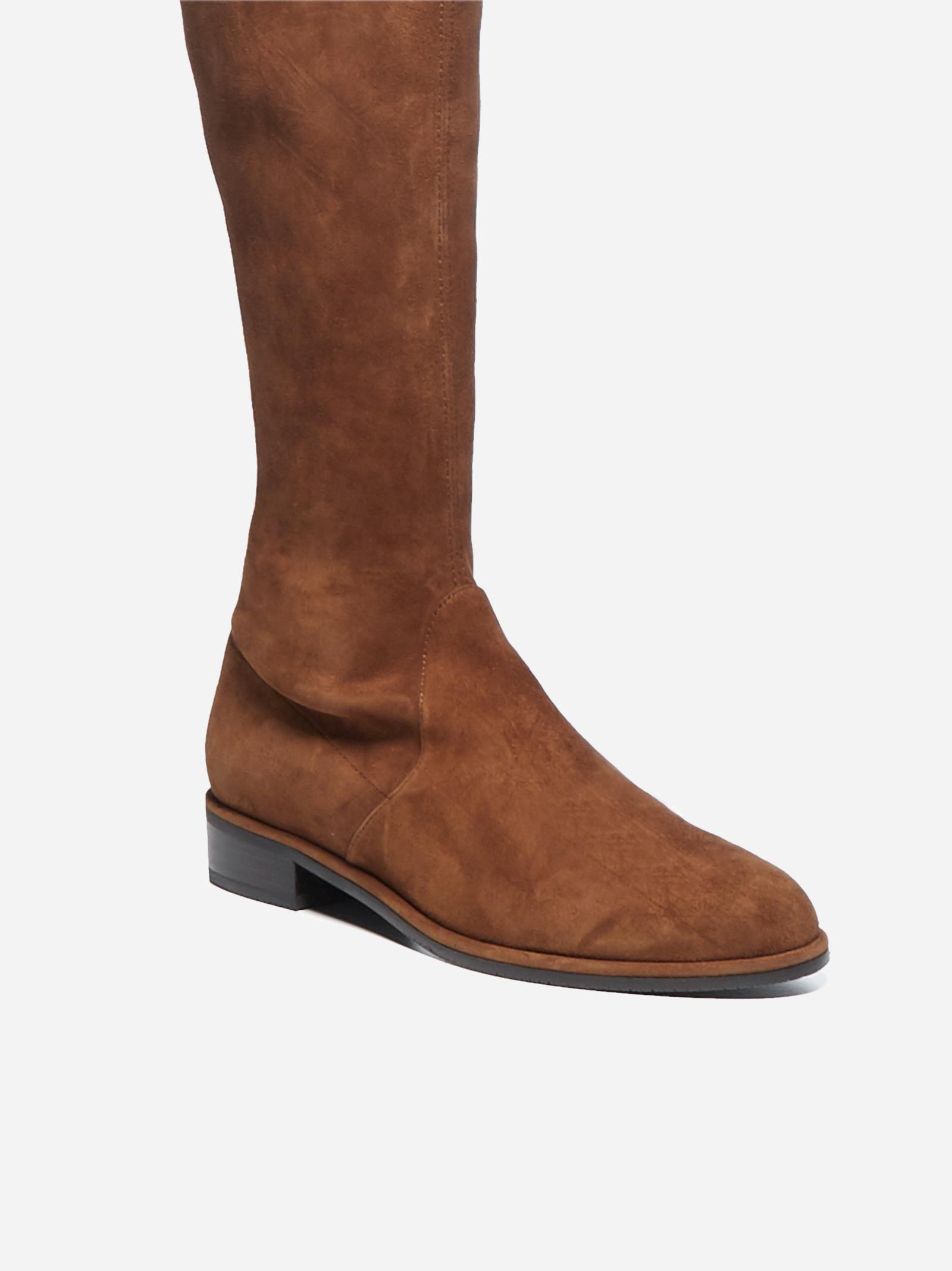 stuart weitzman lowland walnut suede