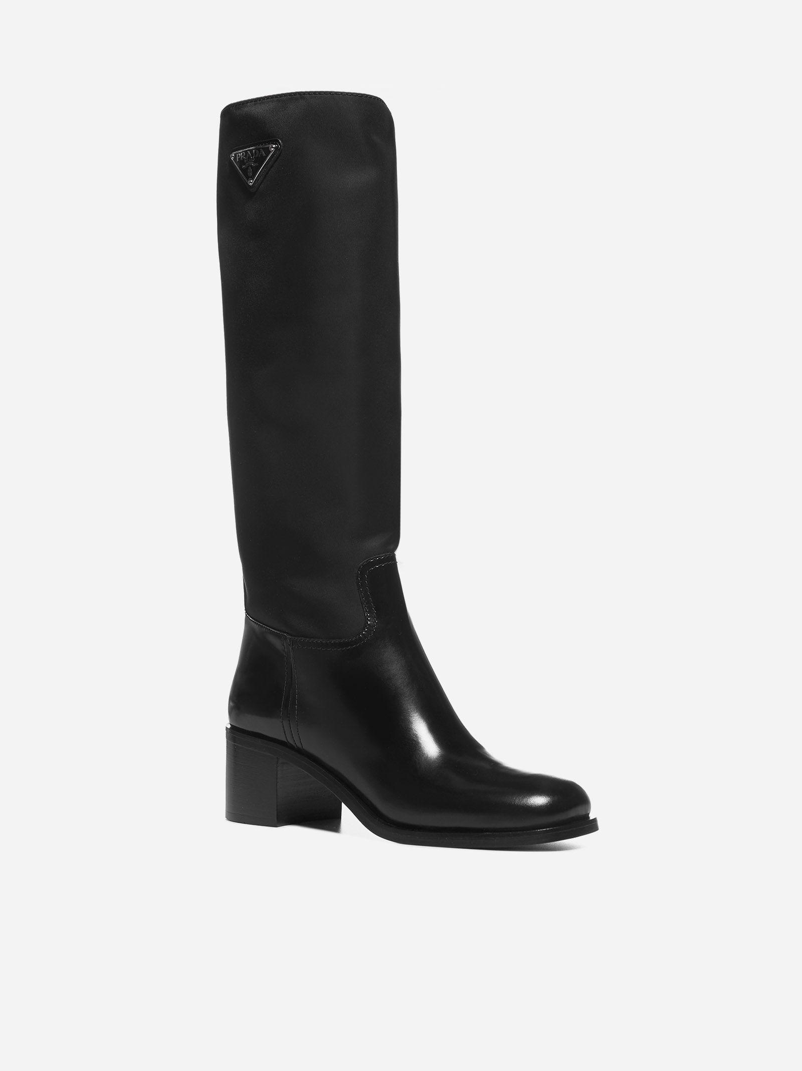 nylon boots prada