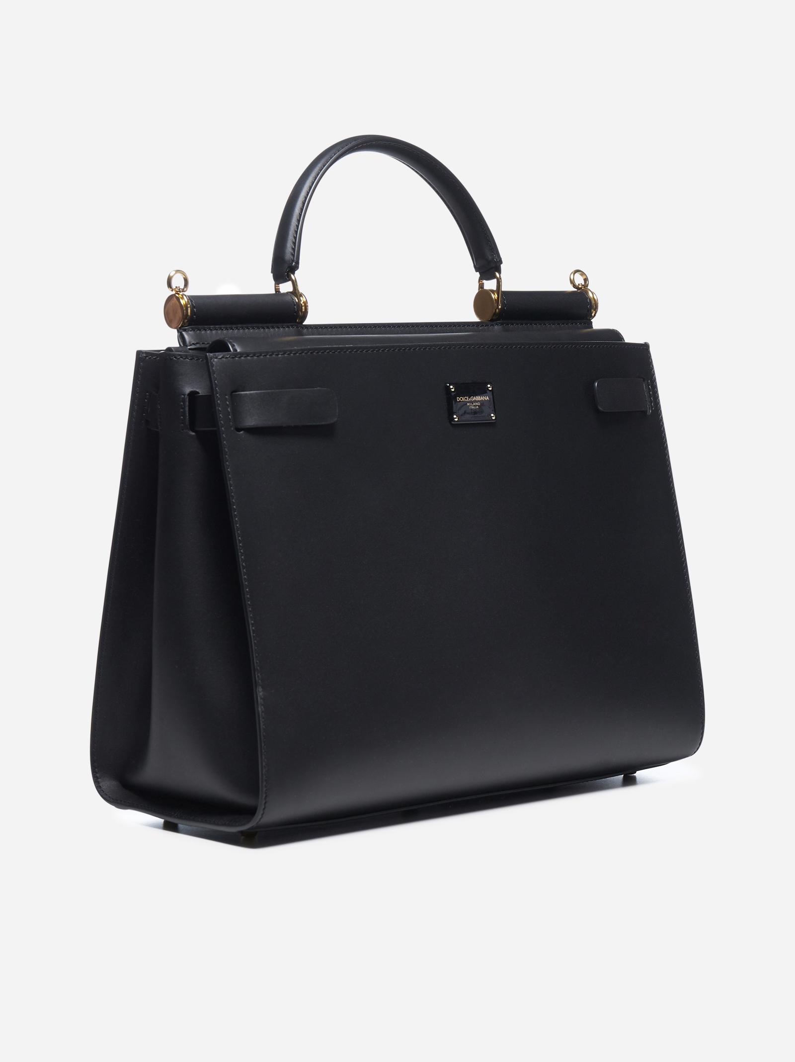 Medium Sicily handbag in Black