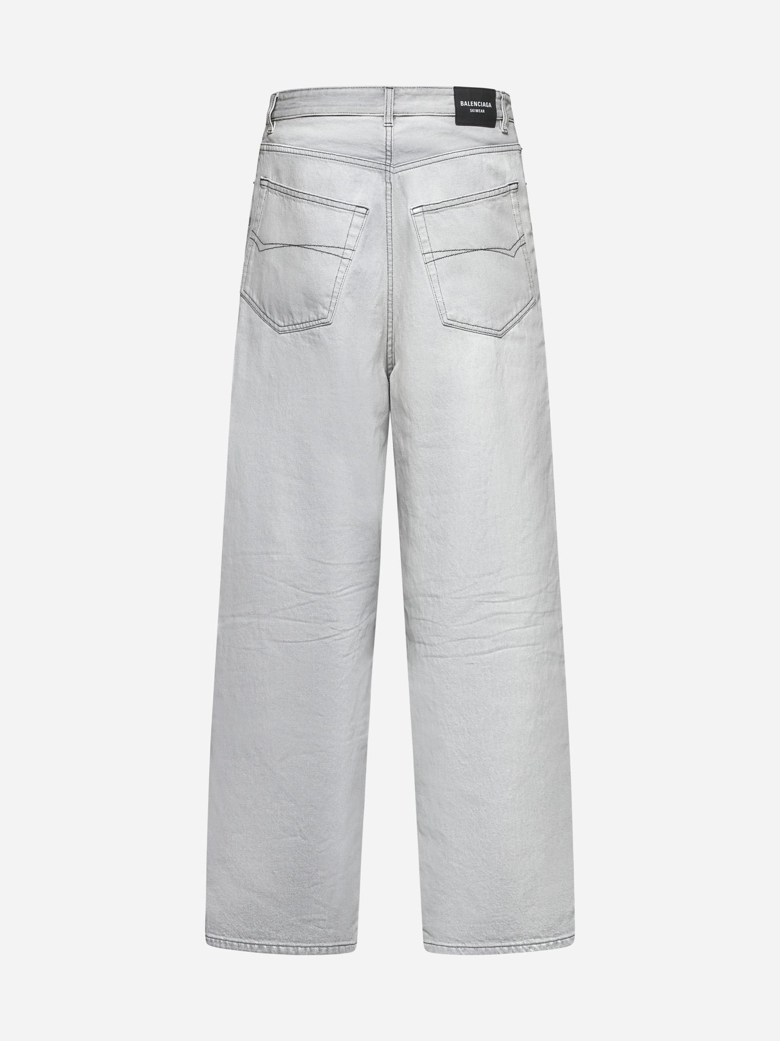 デニム・ジーパン BALENCIAGA Denim jeans White Balenciaga 22SS Baggy Skater Denim Jeans white | eBay