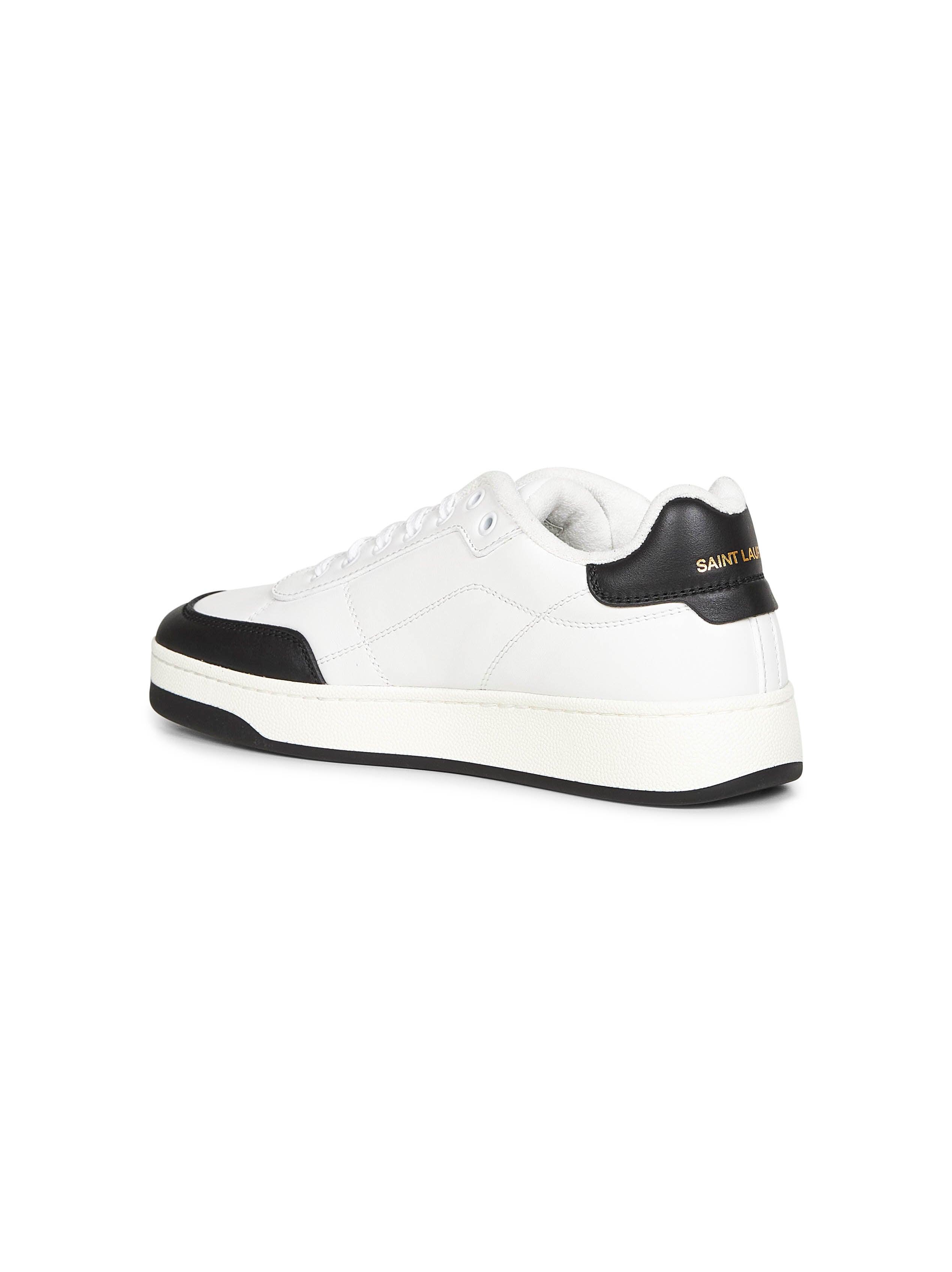 スニーカー SAINT LAURENT BLACK AND WHITE LEATHER SNEAKERS SL/61 sneakers in perforated leather | Saint Laurent | YSL US