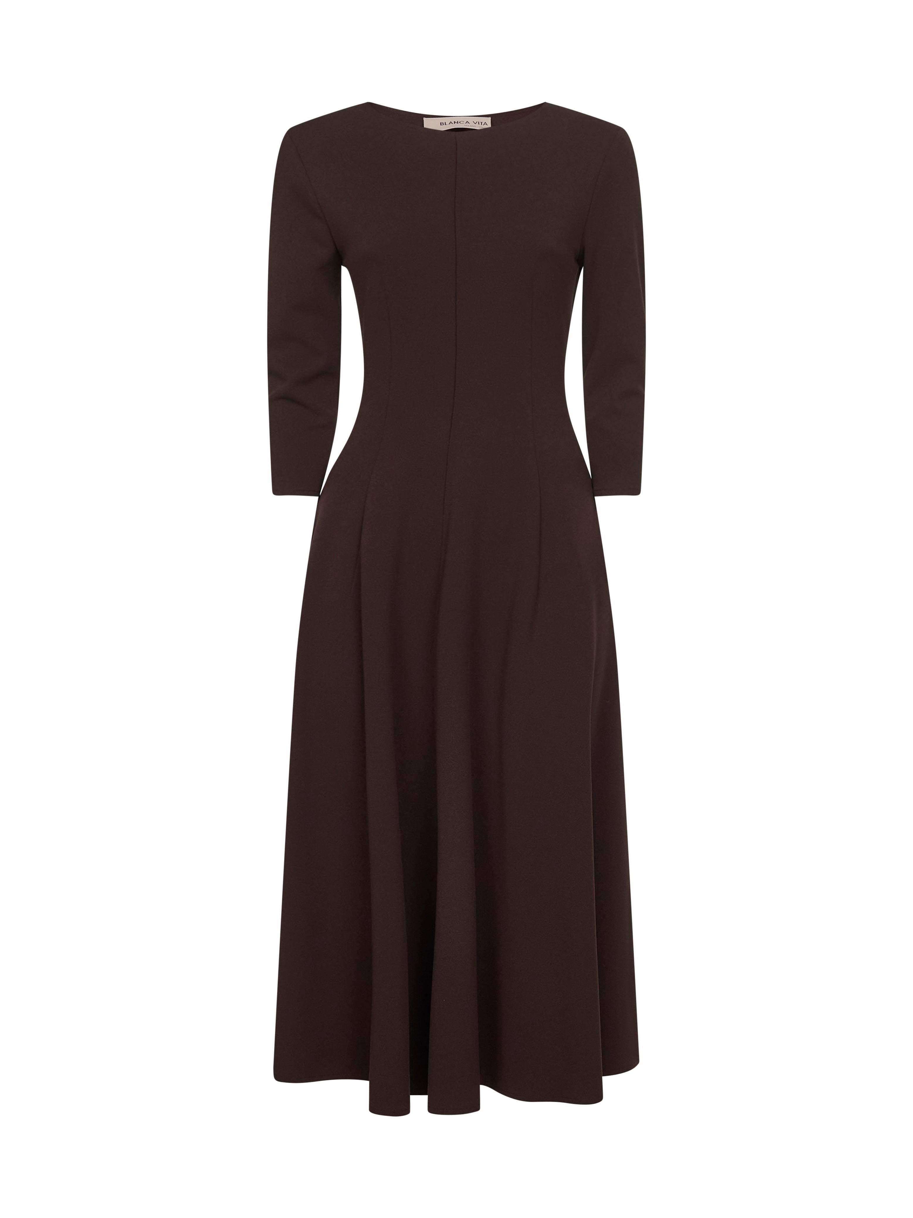 オールインワン・サロペット Blanca Vita Beige Maxi Dress With Classic Collar And Blanca Vita Beige Maxi Dress With Scoop Neckline | THE LIST
