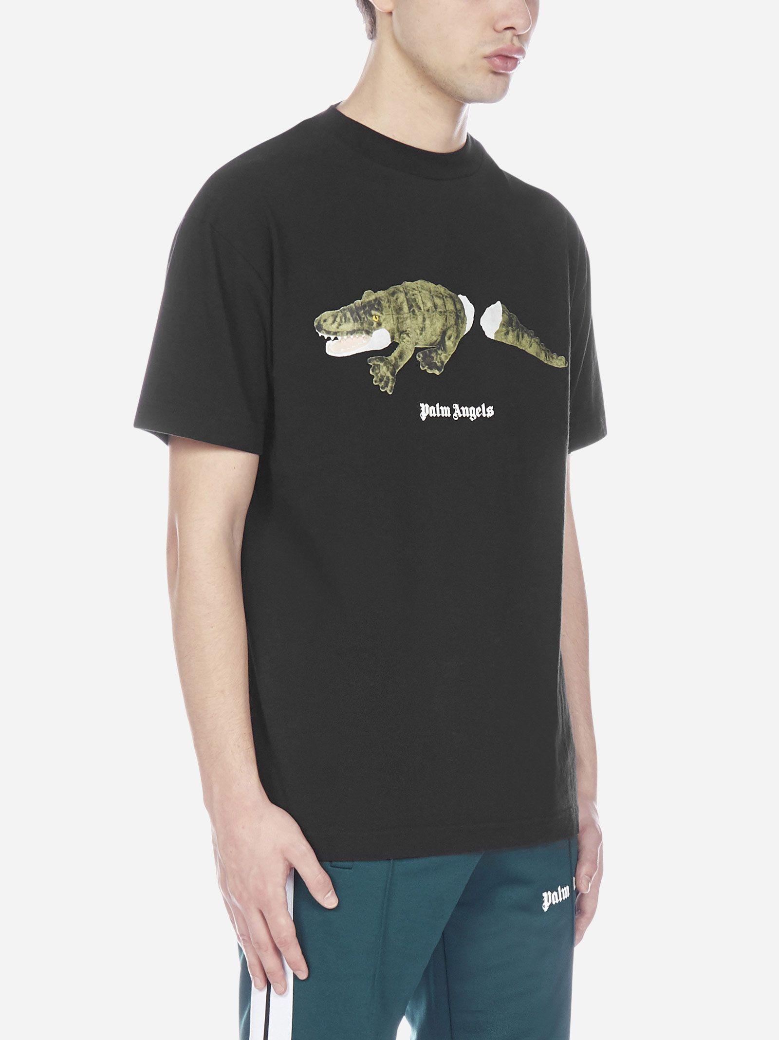 Palm Angels Cotton Crocodile Graphic T-shirt in Black - Green (Black) for  Men - Lyst
