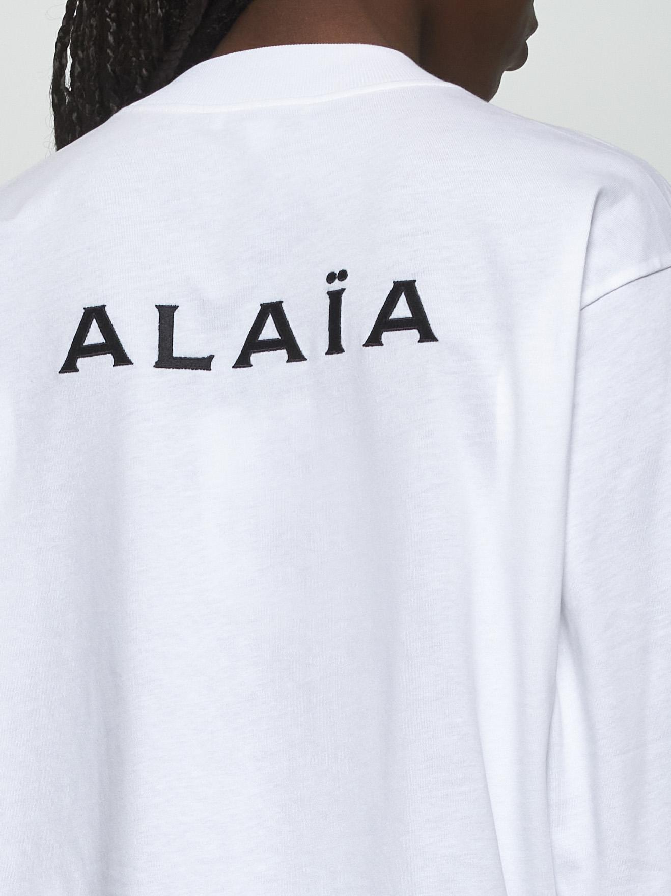 Alaïa White Jersey Alaïa Long-sleeved T-shirt | Lyst UK Alaïa White Jersey Alaïa Long-sleeved T-shirt | Lyst UK