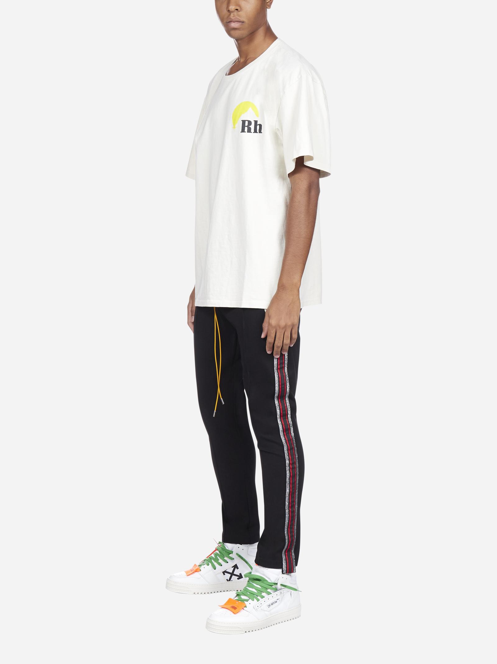 Rhude Moonlight Logo Cotton T-shirt in 