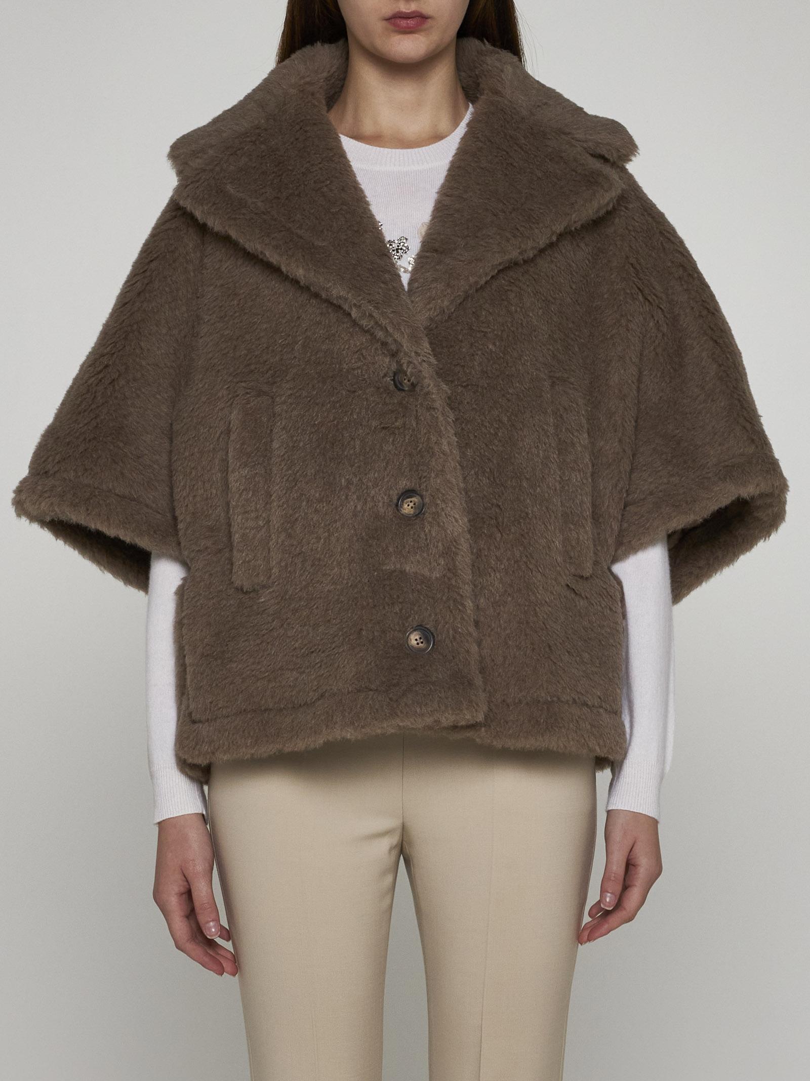 ジャケット・アウター Max Mara ALEGGIO Teddybear Cape Poncho 80158329_3?w=400