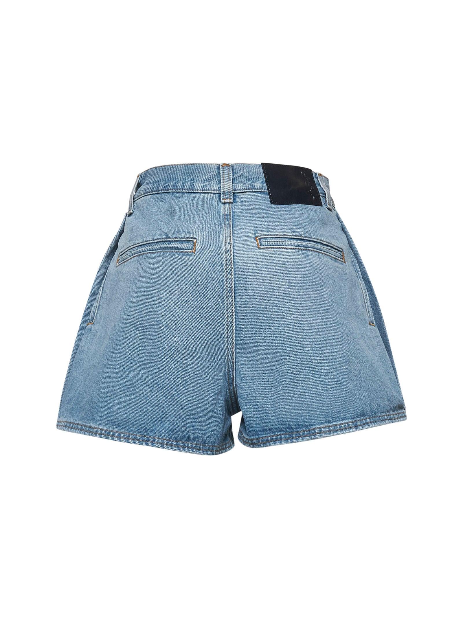 Haikure Denim Ashley Shorts in Blue | Lyst