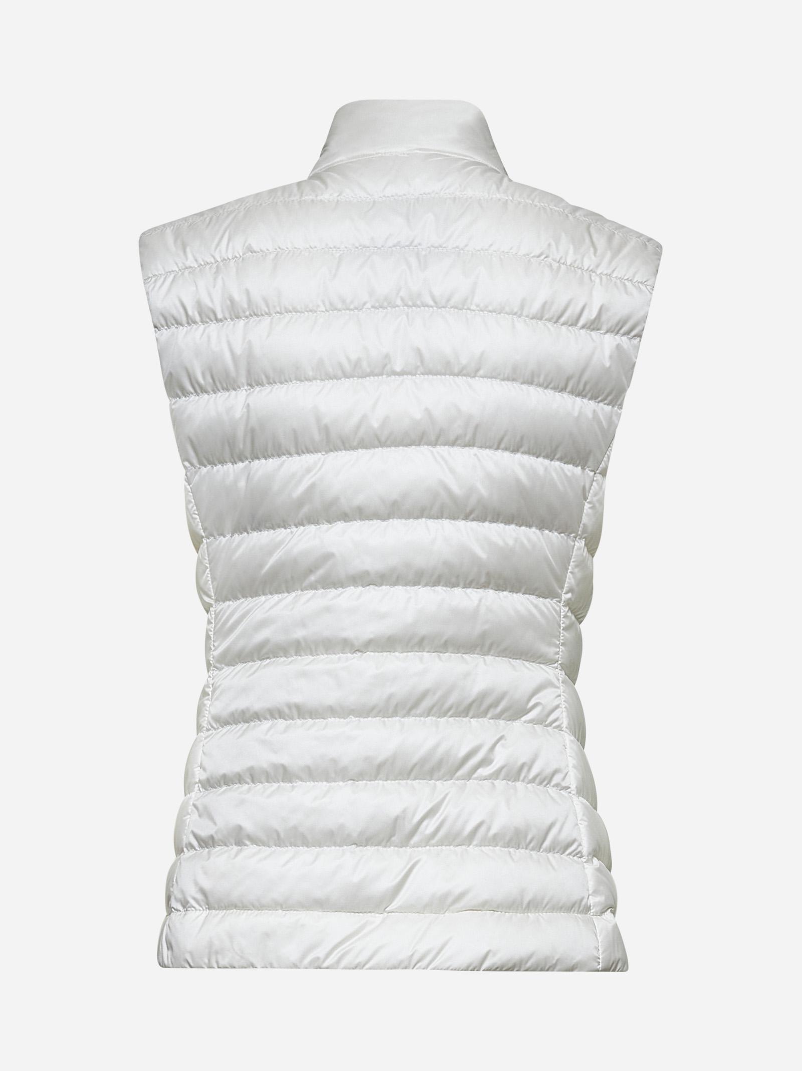 Moncler Igens Padded Gilet in White | Lyst