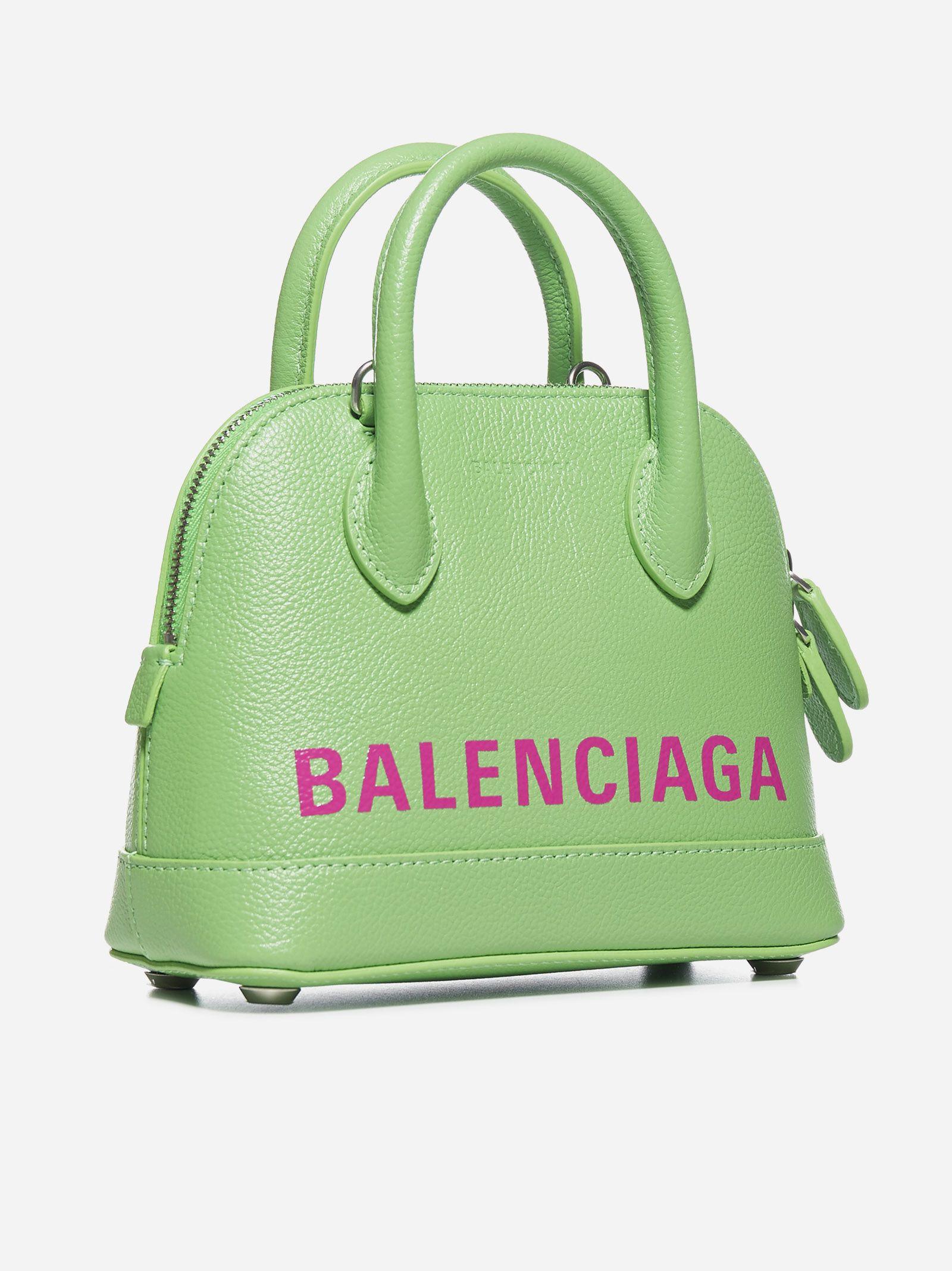 Balenciaga Grained Calfskin Ville XXS Top Handle Bag (SHF-23463