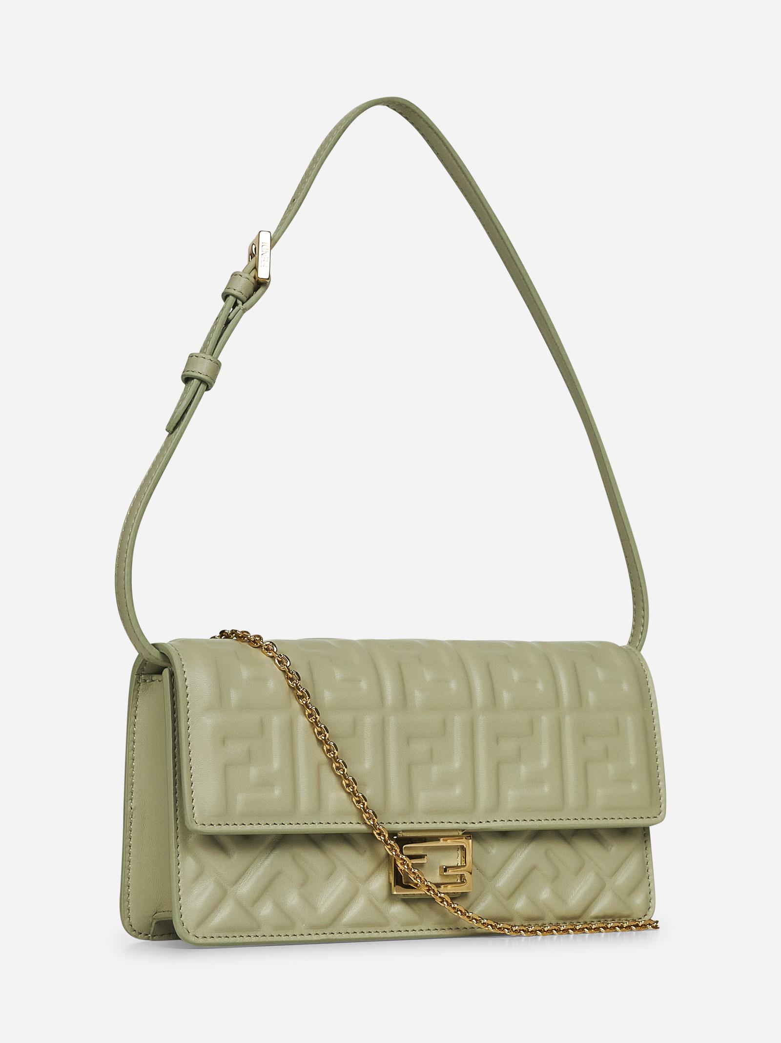 財布・小物その他 FENDI Pastel Green Nappa Leather Baguette Wallet Fendi Baguette Wallet with Chain - Fendi - Women | WE IN STYLE