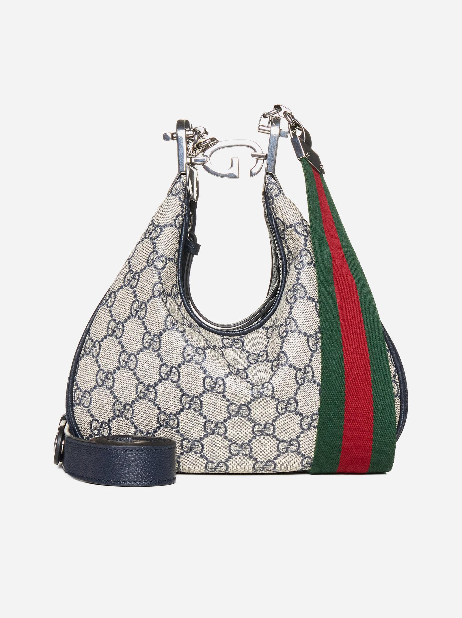 Gucci Attache Small GG Fabric Bag in Grey Lyst UK