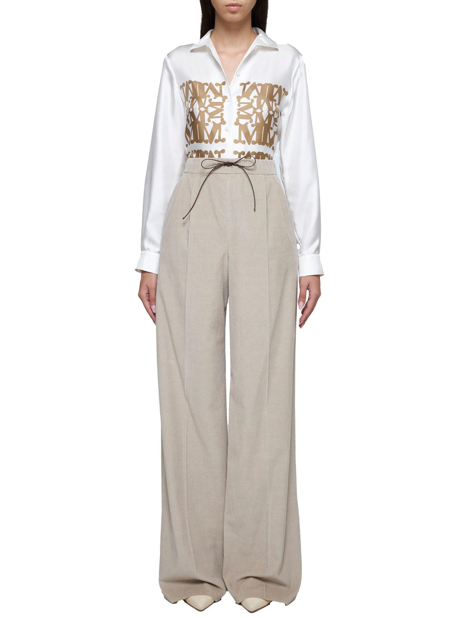パンツ MAX MARA LERICI CORDUROY PANTS Max Mara Lerici Corduroy Trousers in Natural | Lyst