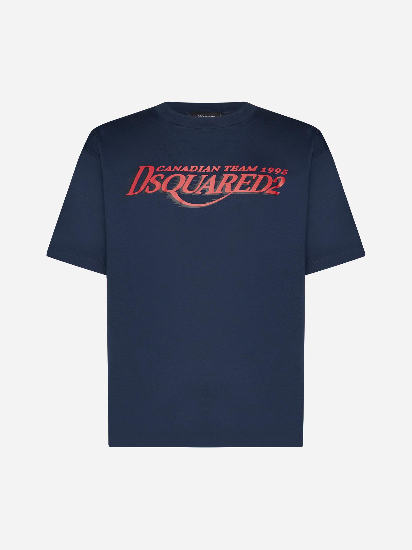 Navy dsquared sales t shirt