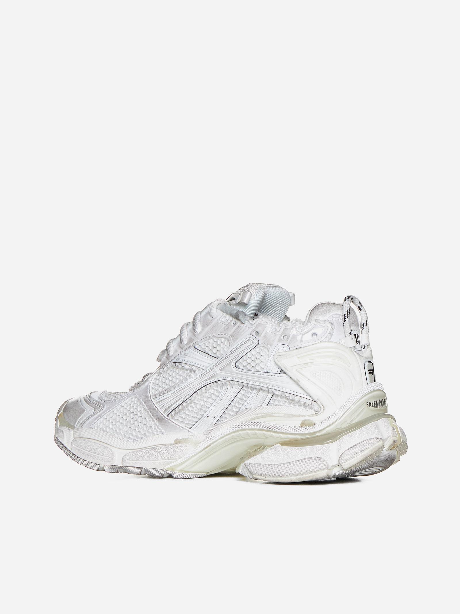 60mm Runner Faux Leather & Mesh Sneakers