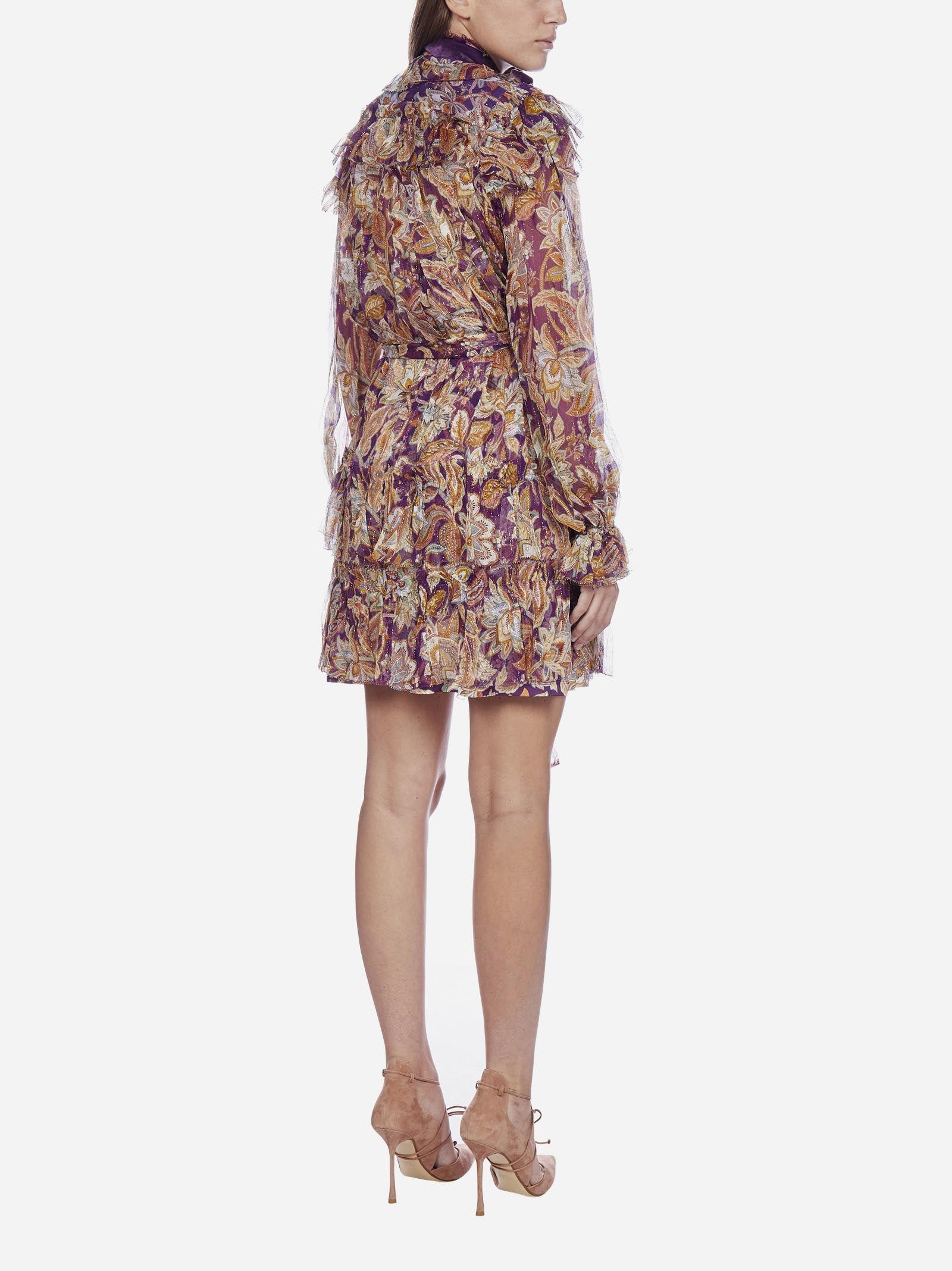 zimmermann ladybeetle ruffle gown