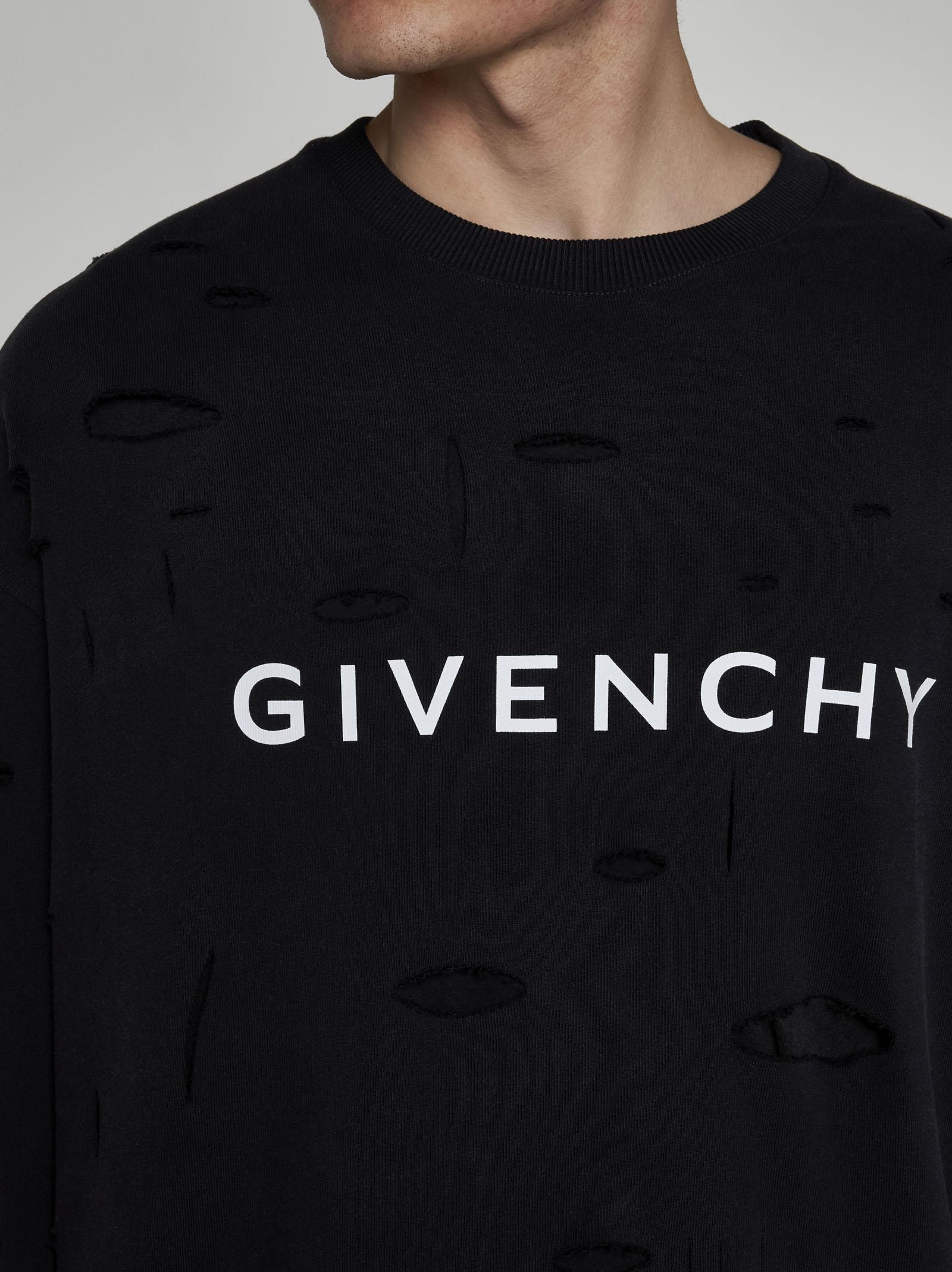 Givenchy sweatshirt with holes sale