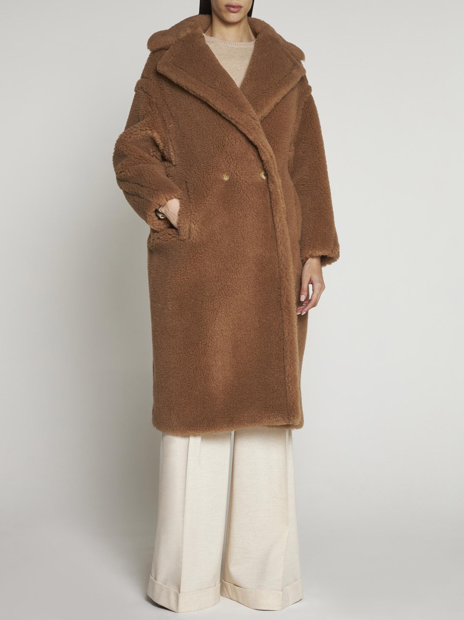 Max Mara Edoardo Camel And Silk Coat in Brown | Lyst