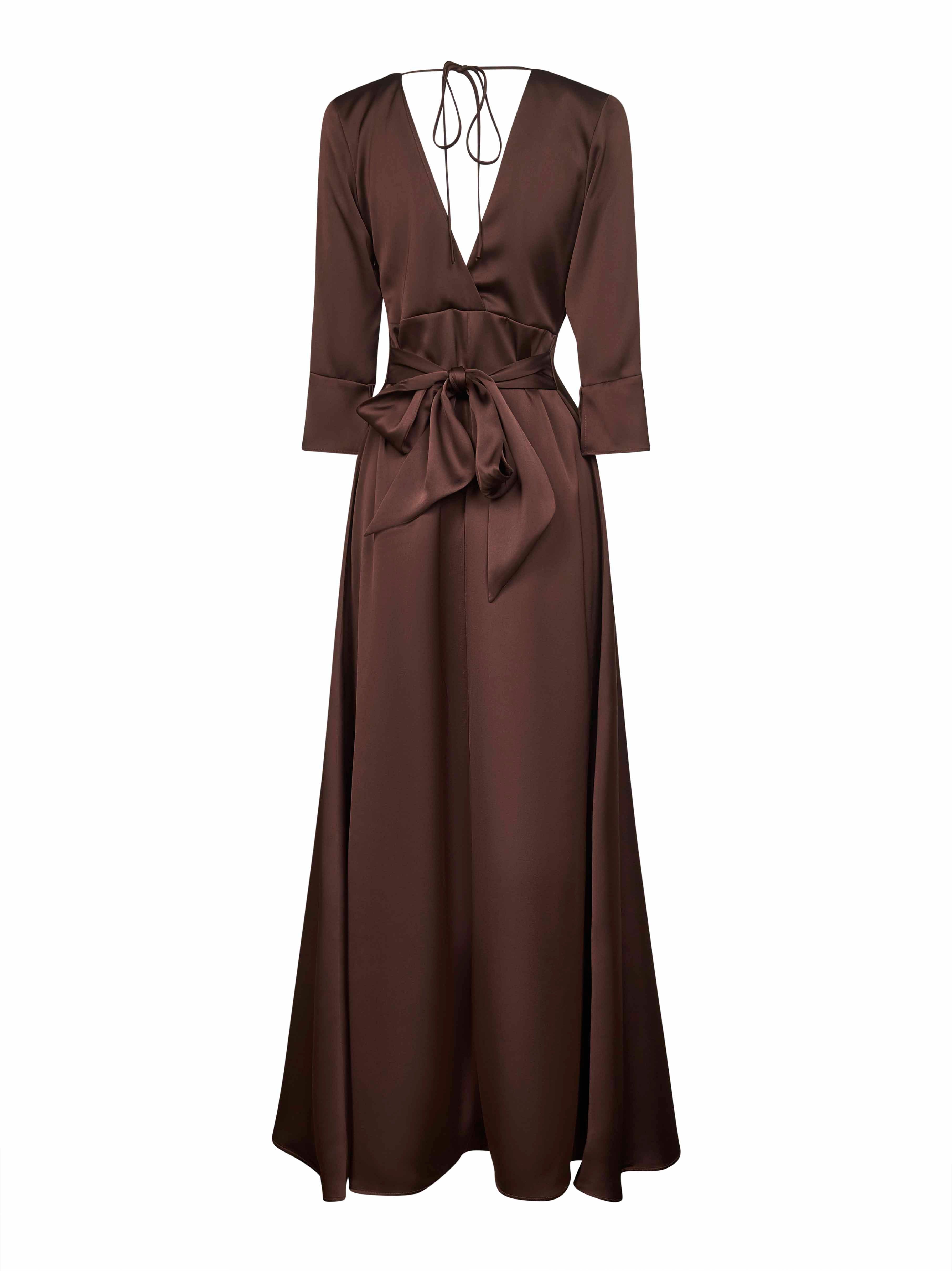 オールインワン・サロペット Blanca Vita Beige Maxi Dress With Classic Collar And Blanca Vita Casual and day dresses for Women | Online Sale