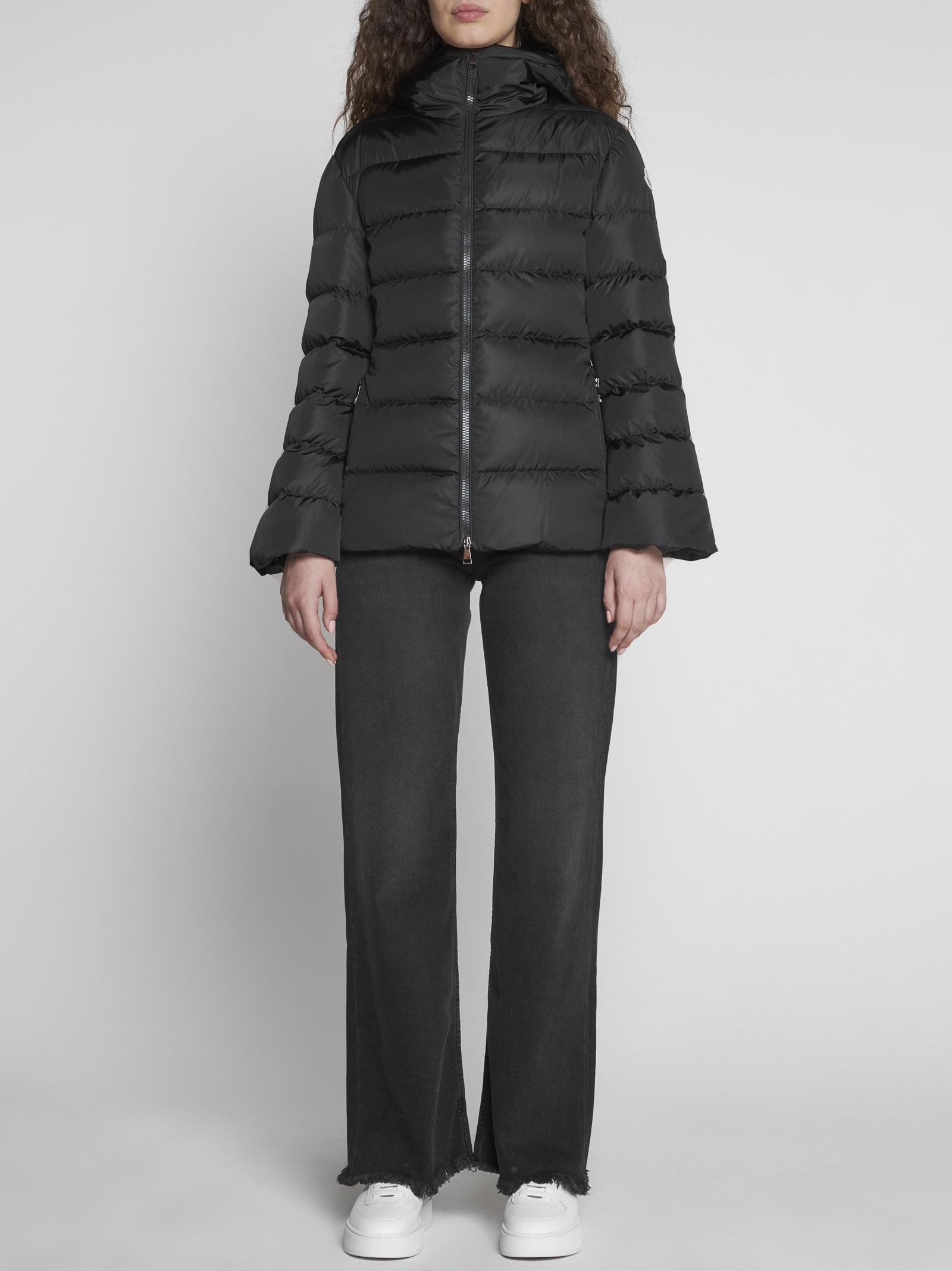 Moncler Dera Quilted Nylon Down Jacket in Black | Lyst
