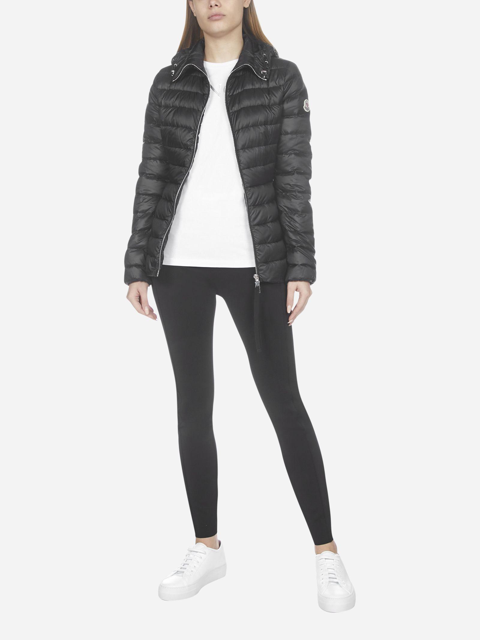 Moncler Quilted Amethyst Jacket in Black | Lyst UK