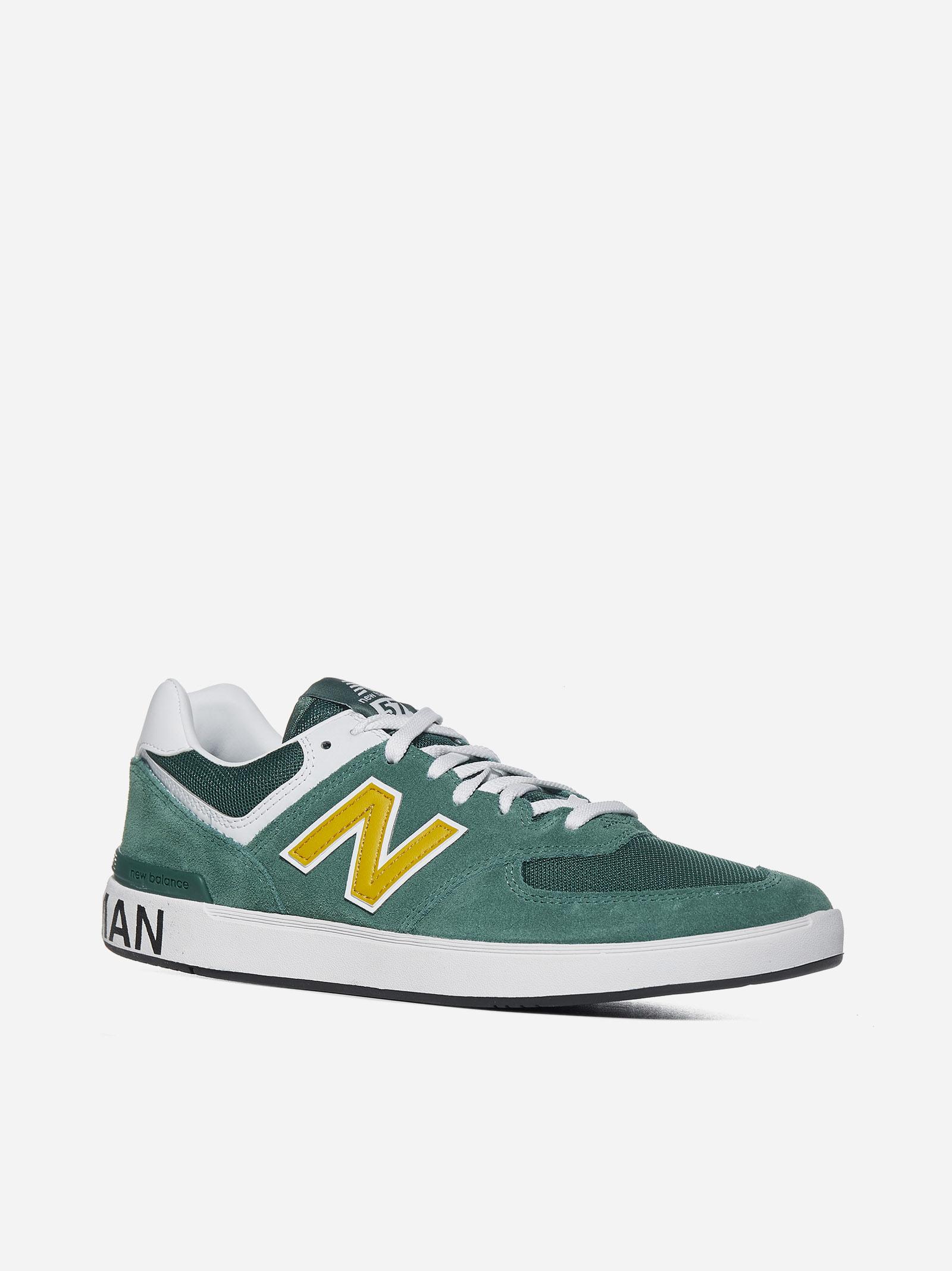 Junya Watanabe New Balance Am 574 Suede Sneakers in Green for Men - Save  48% - Lyst
