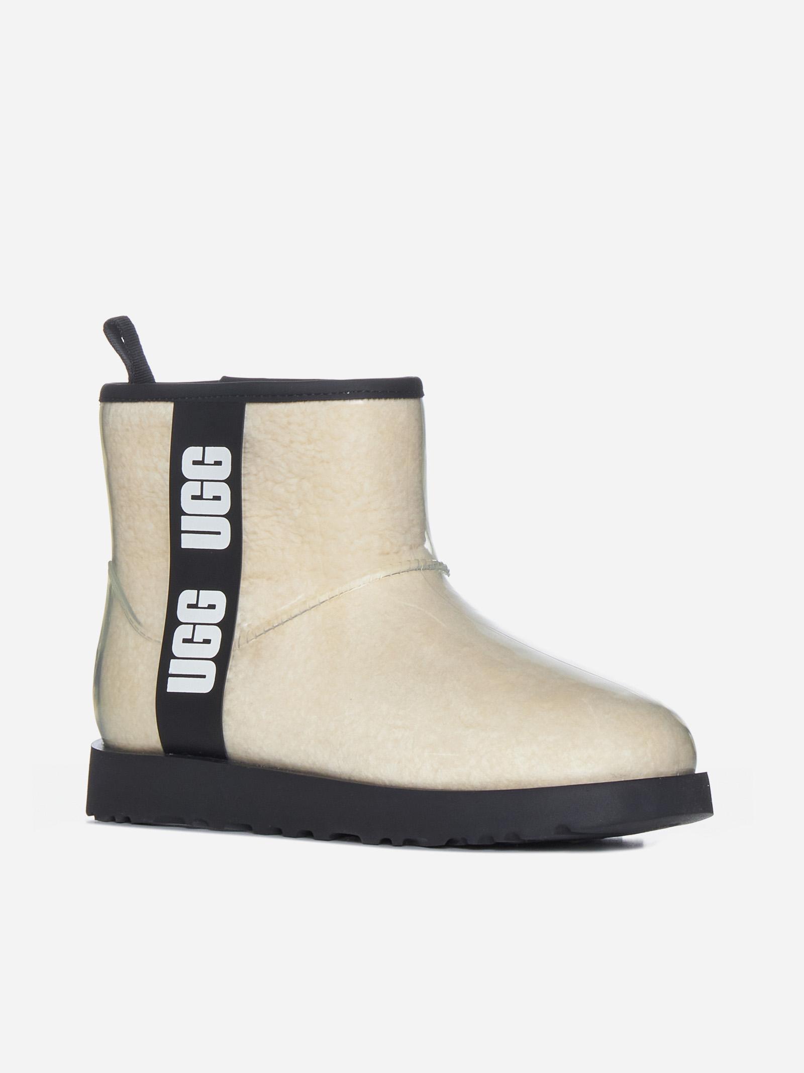 UGG Classic Clear Mini Ankle Boots | Lyst