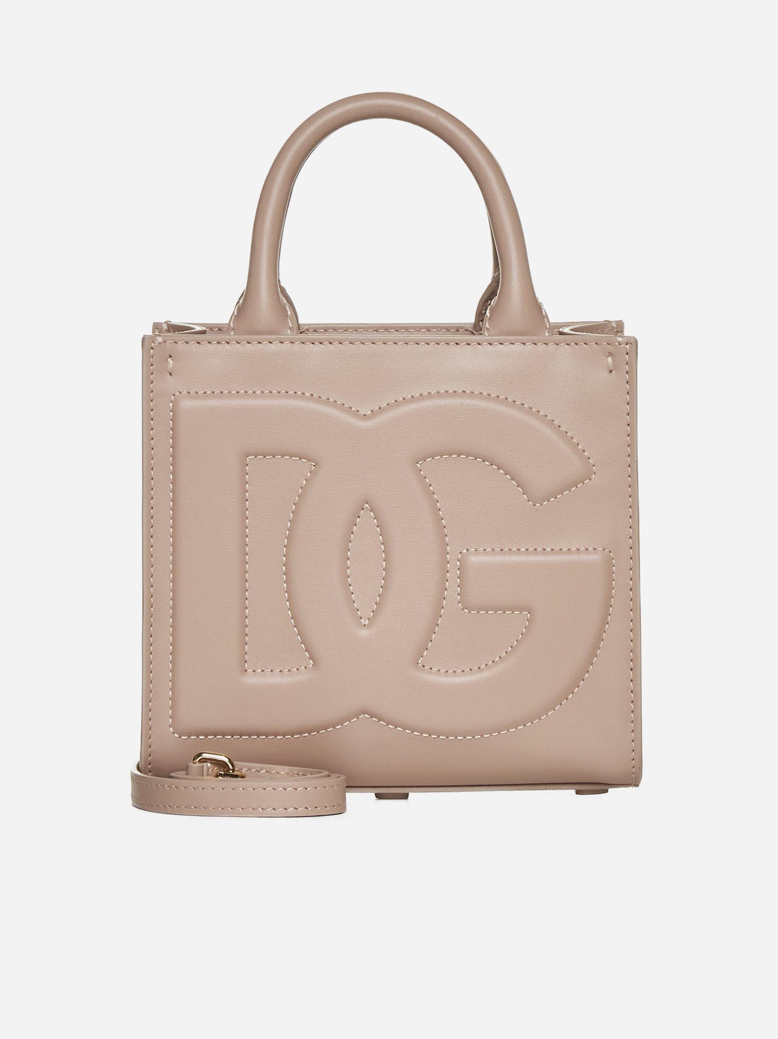 Dolce & Gabbana Dg Daily Leather Small Tote Bag in Natural