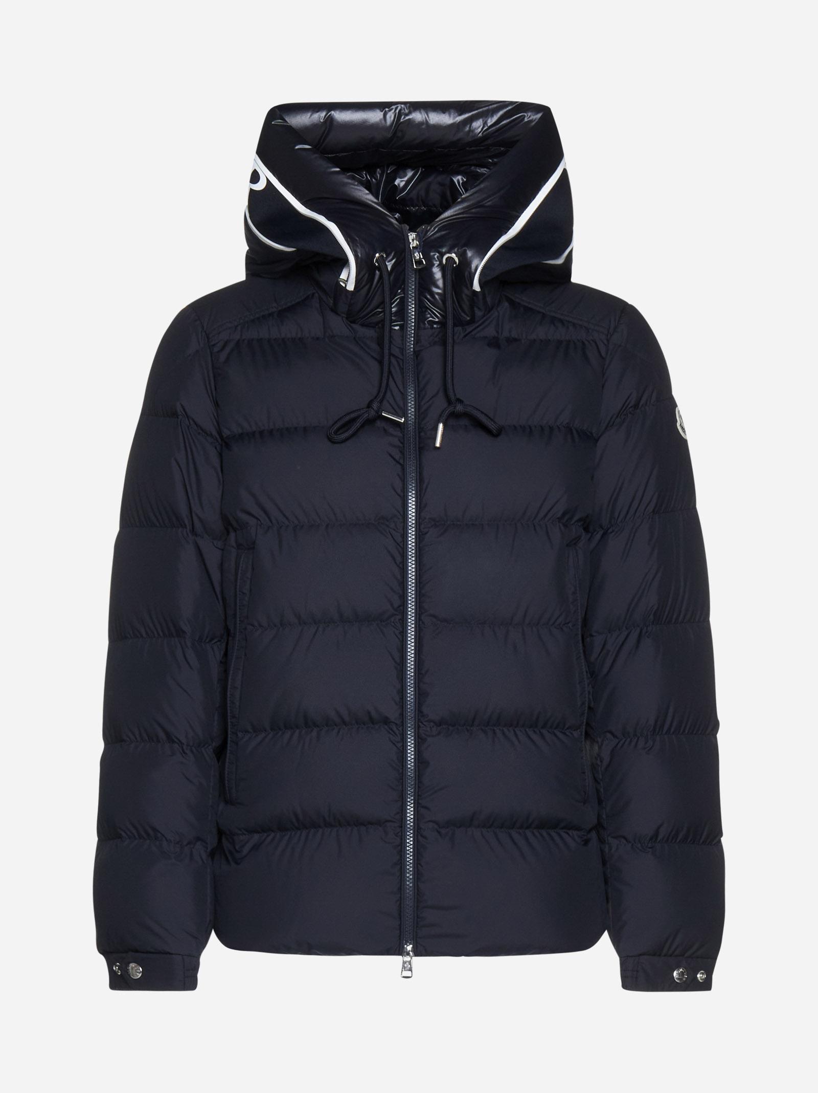 Moncler Cardere Quilted Nylon Down Jacket in Blue for Men | Lyst