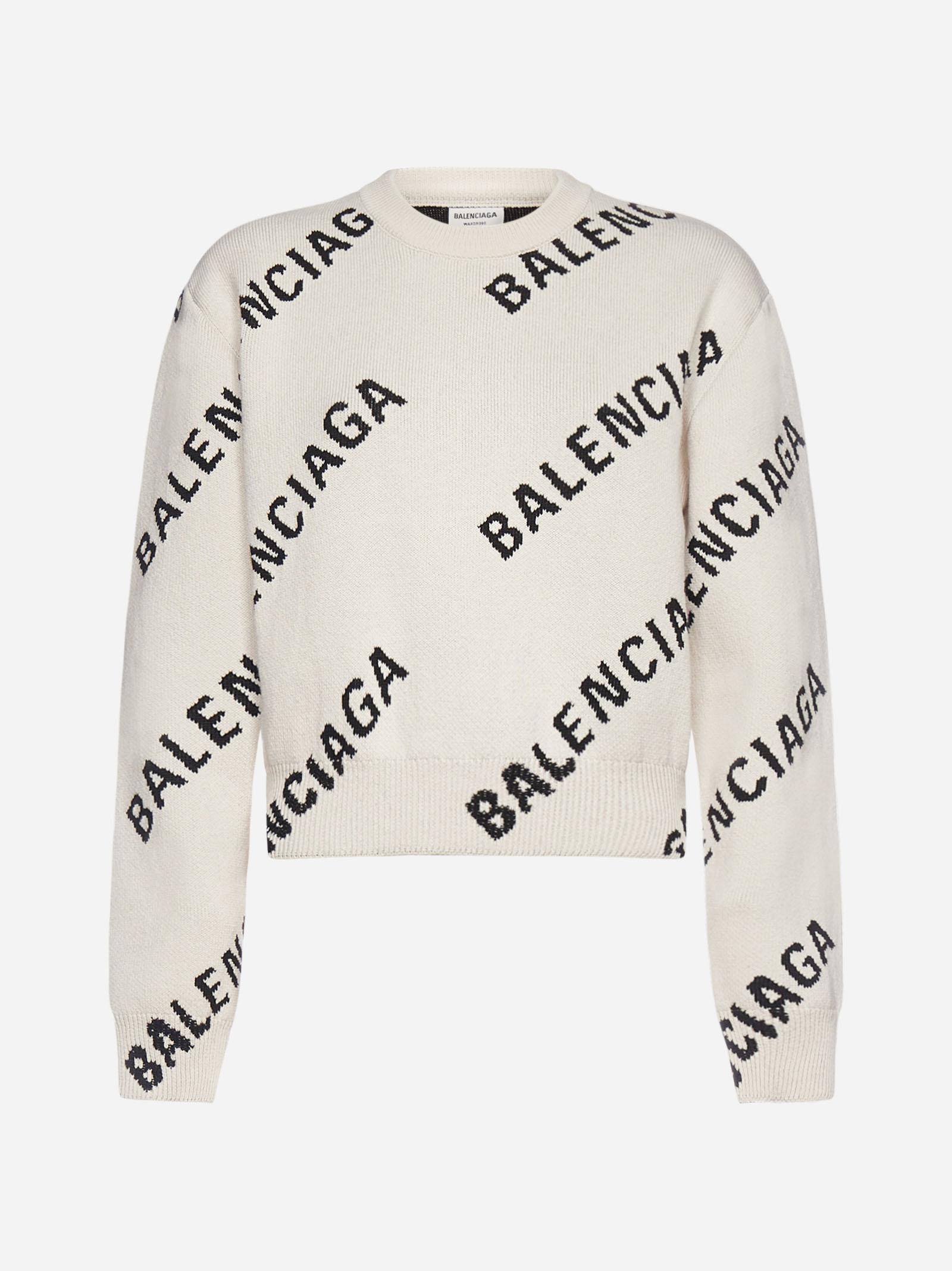 Balenciaga clearance crop sweater