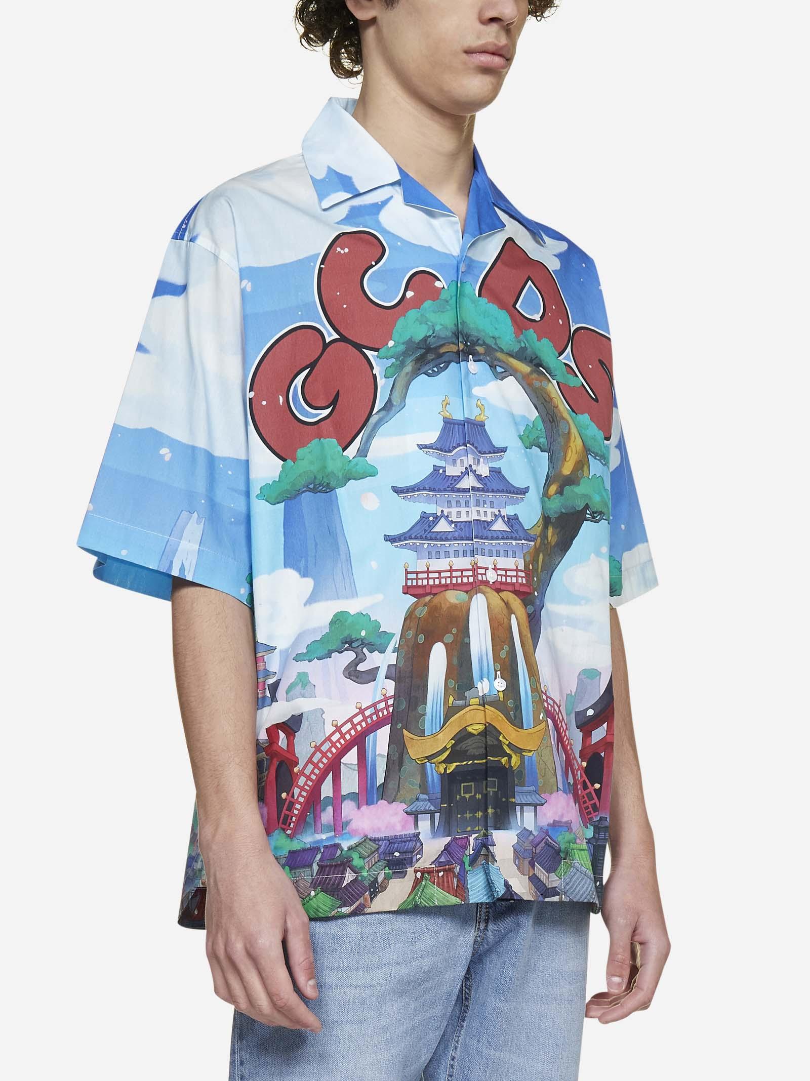 Gcds One Piece-land Of Wano Cotton Shirt in Blue for Men - Save 39% | Lyst