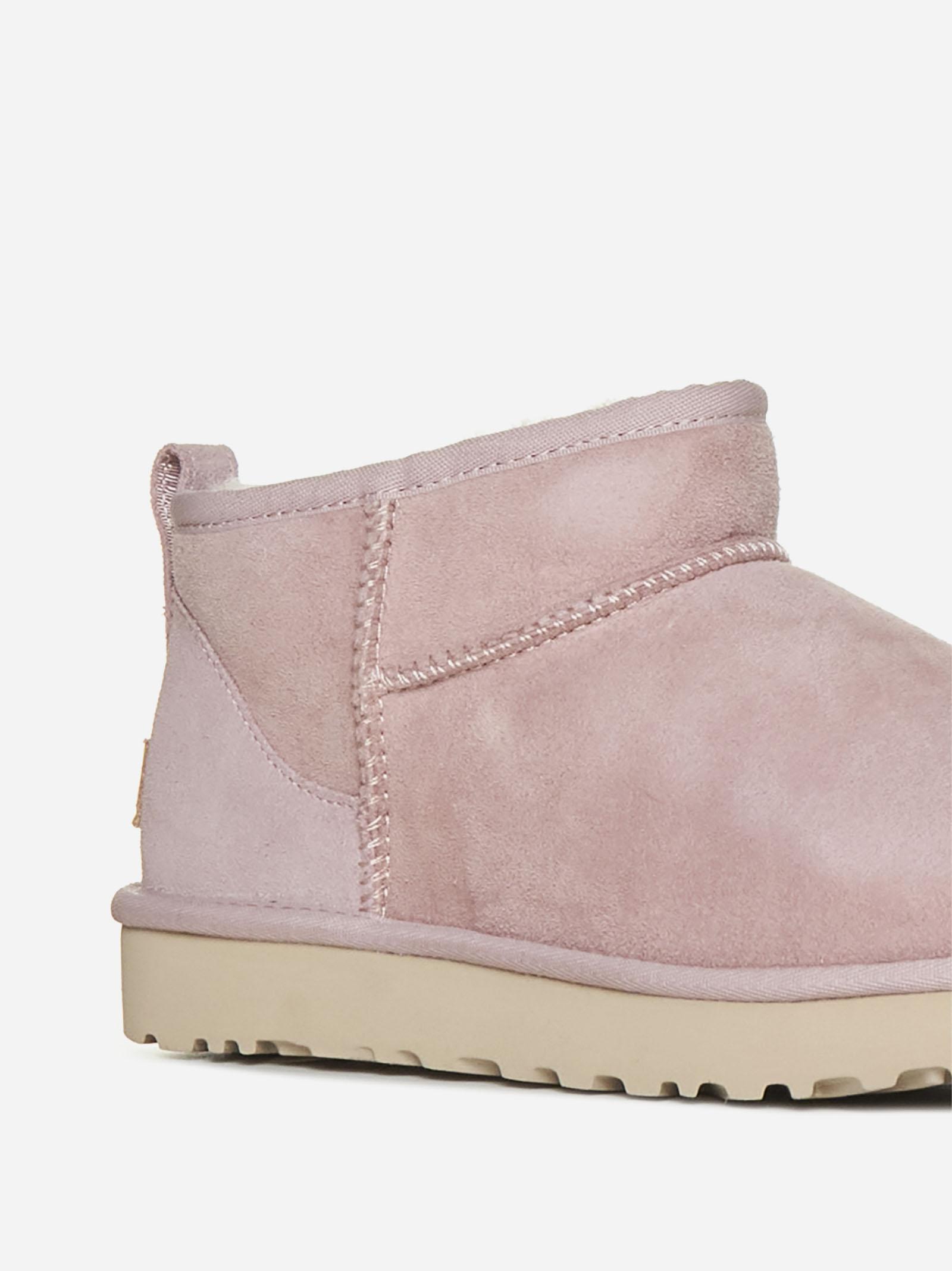 UGG Classic Ultra Mini Boots in Pink | Lyst