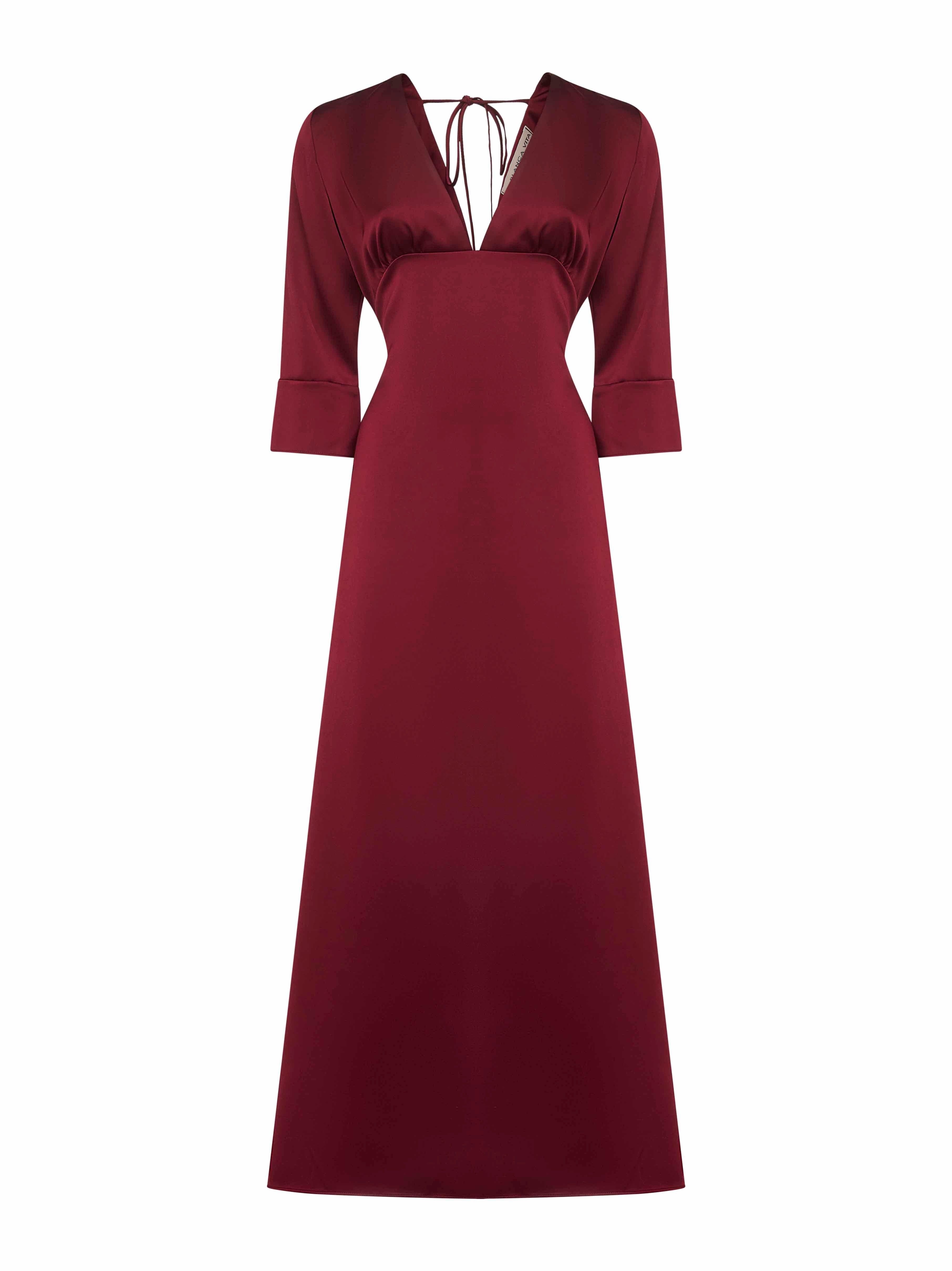 オールインワン・サロペット Blanca Vita Midi Shirt Dress With Belted Waist And Elegant blanca-vita--Periwinkle-Midi-