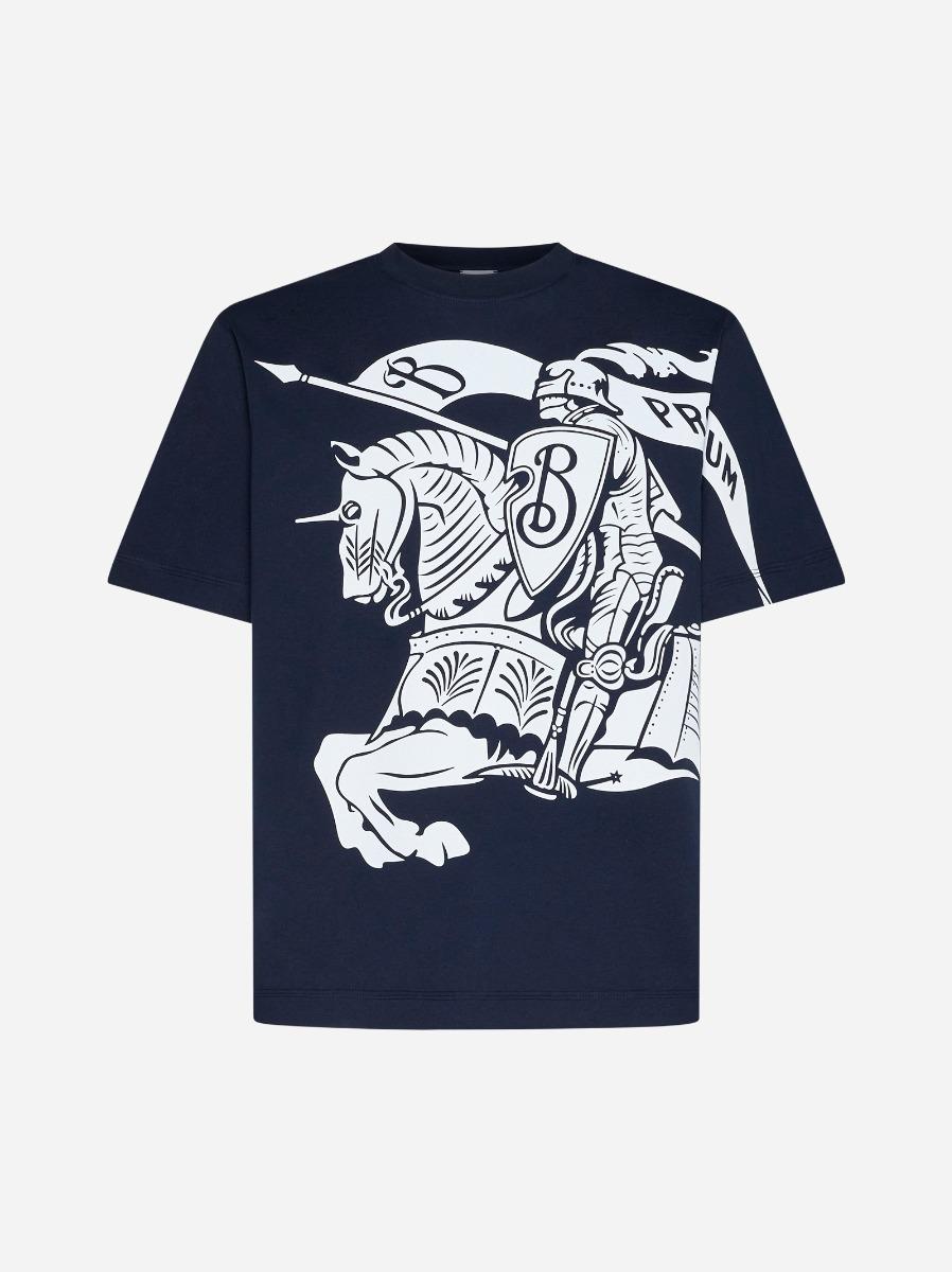Burberry T-Shirts in Blue for Men | Lyst