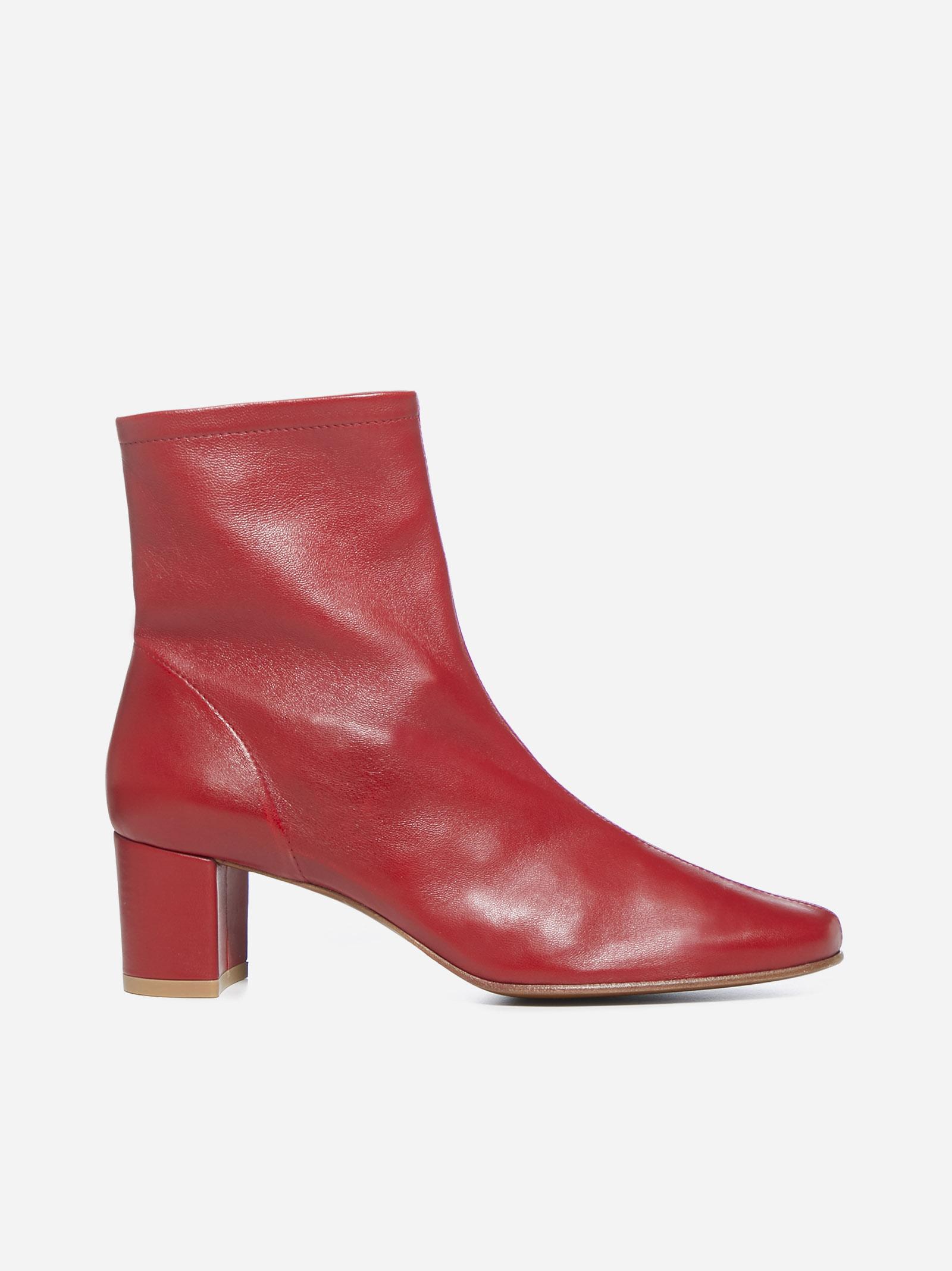 by far sofia leather ankle boots