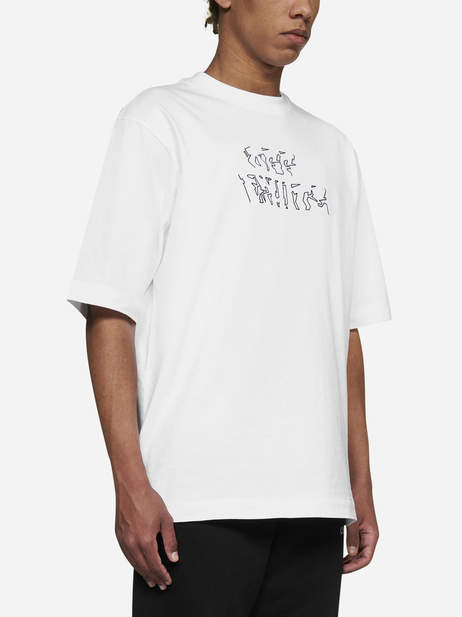 Off-White c/o Virgil Abloh Neen Arrow Skate Cotton T-shirt in