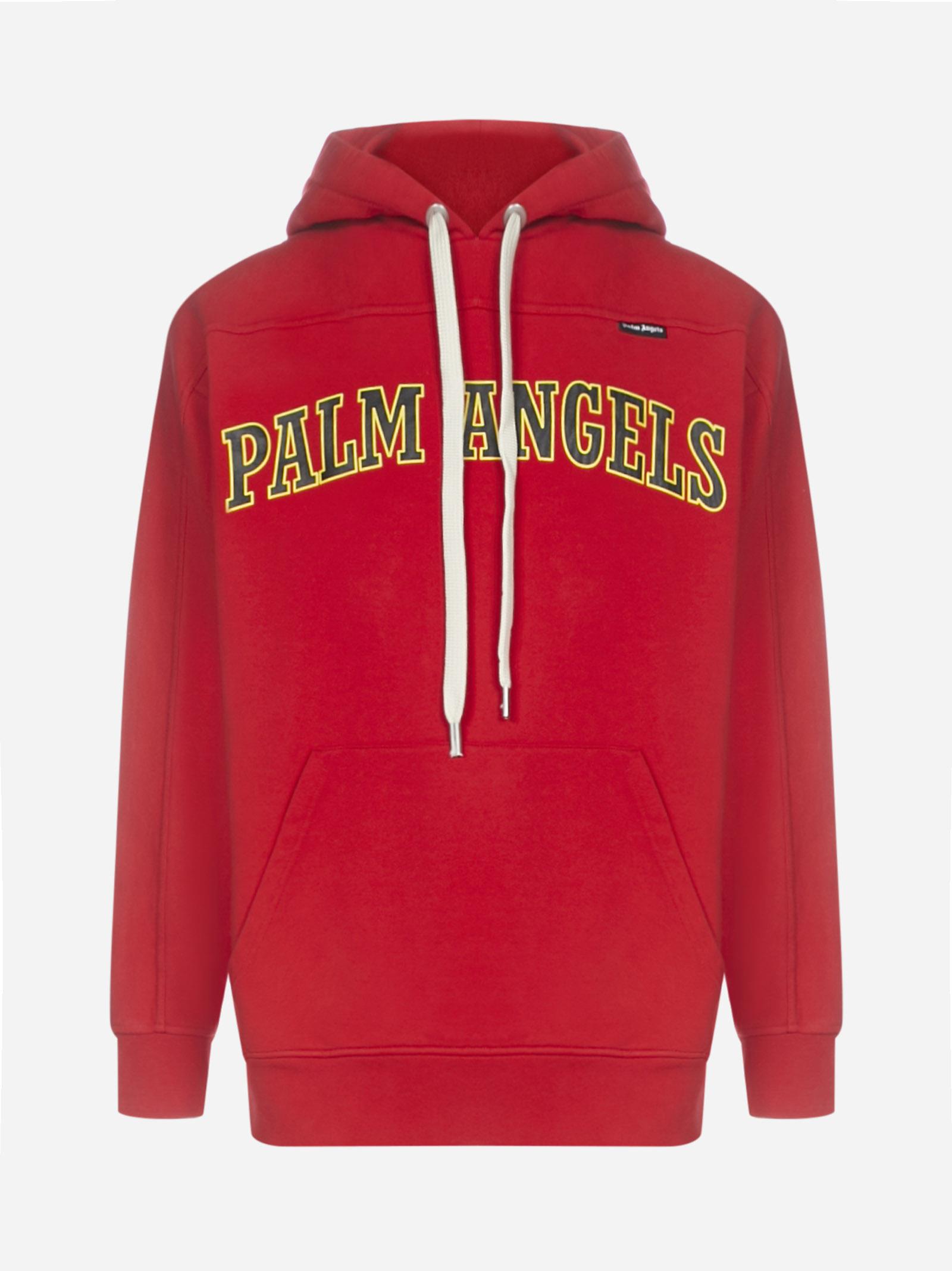 palm angels red sweatshirt