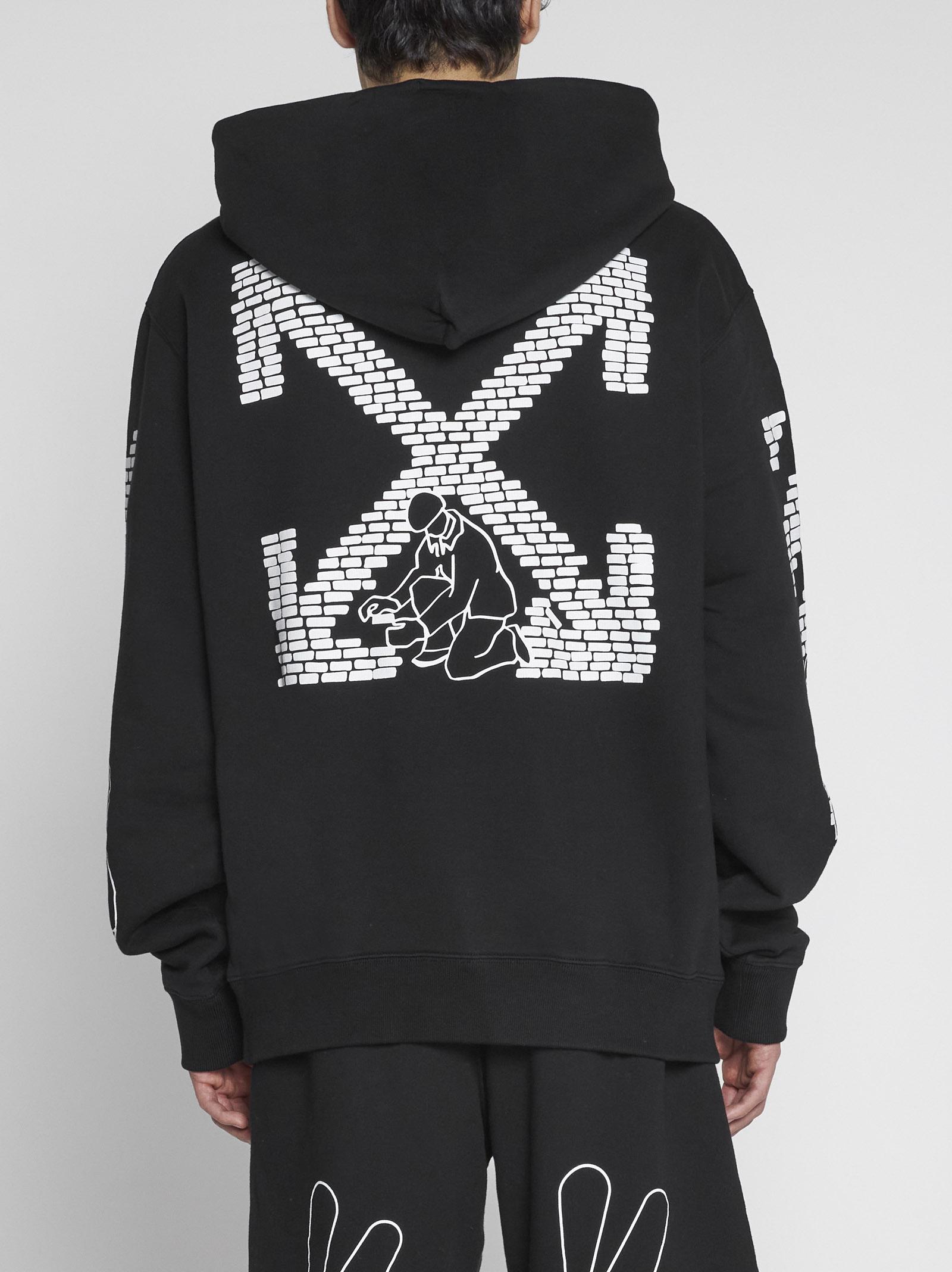 Virgil Abloh Bricks Cotton Hoodie 