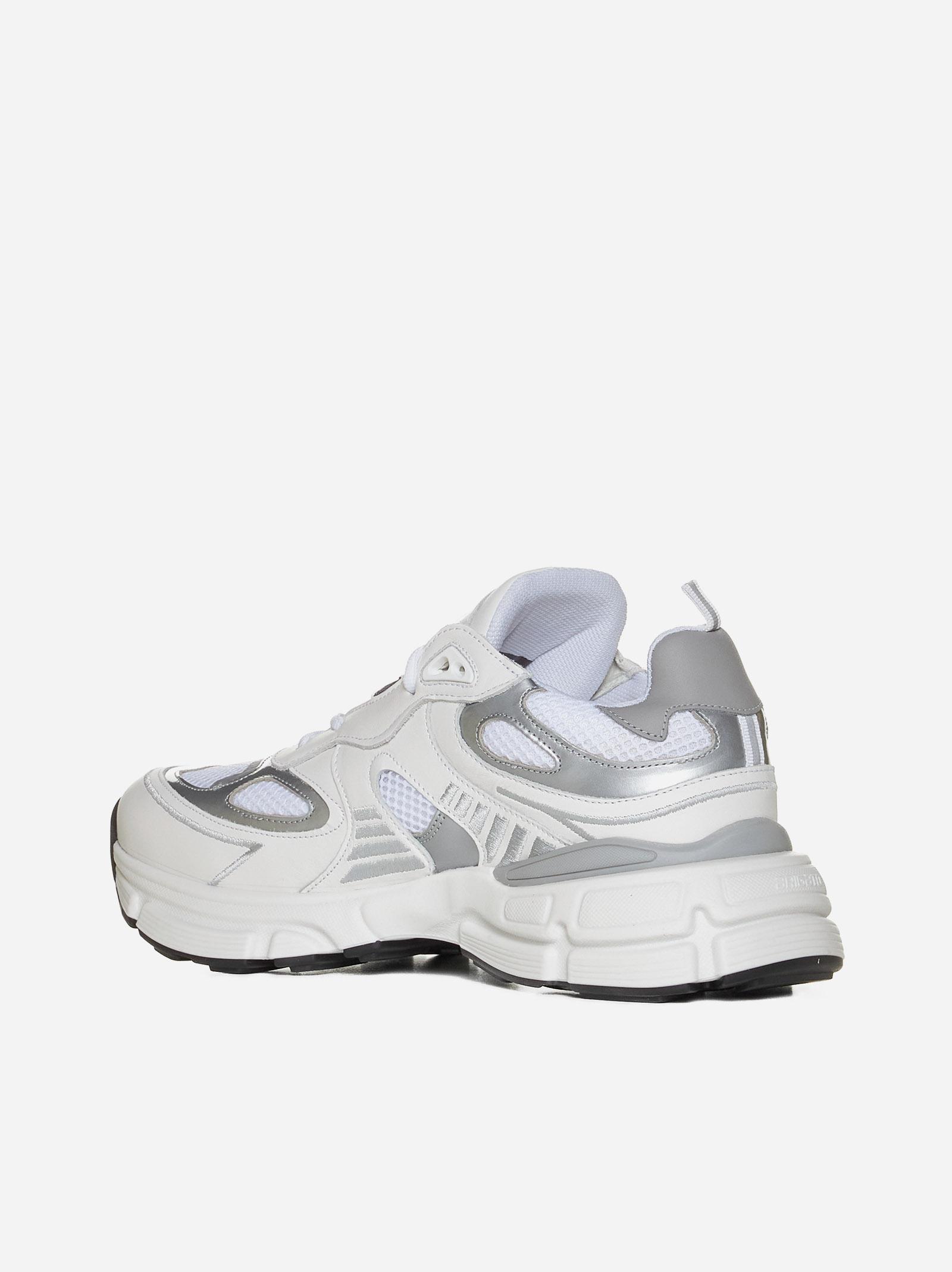Axel Arigato Marathon Ghost Runner Leather Sneakers in White | Lyst