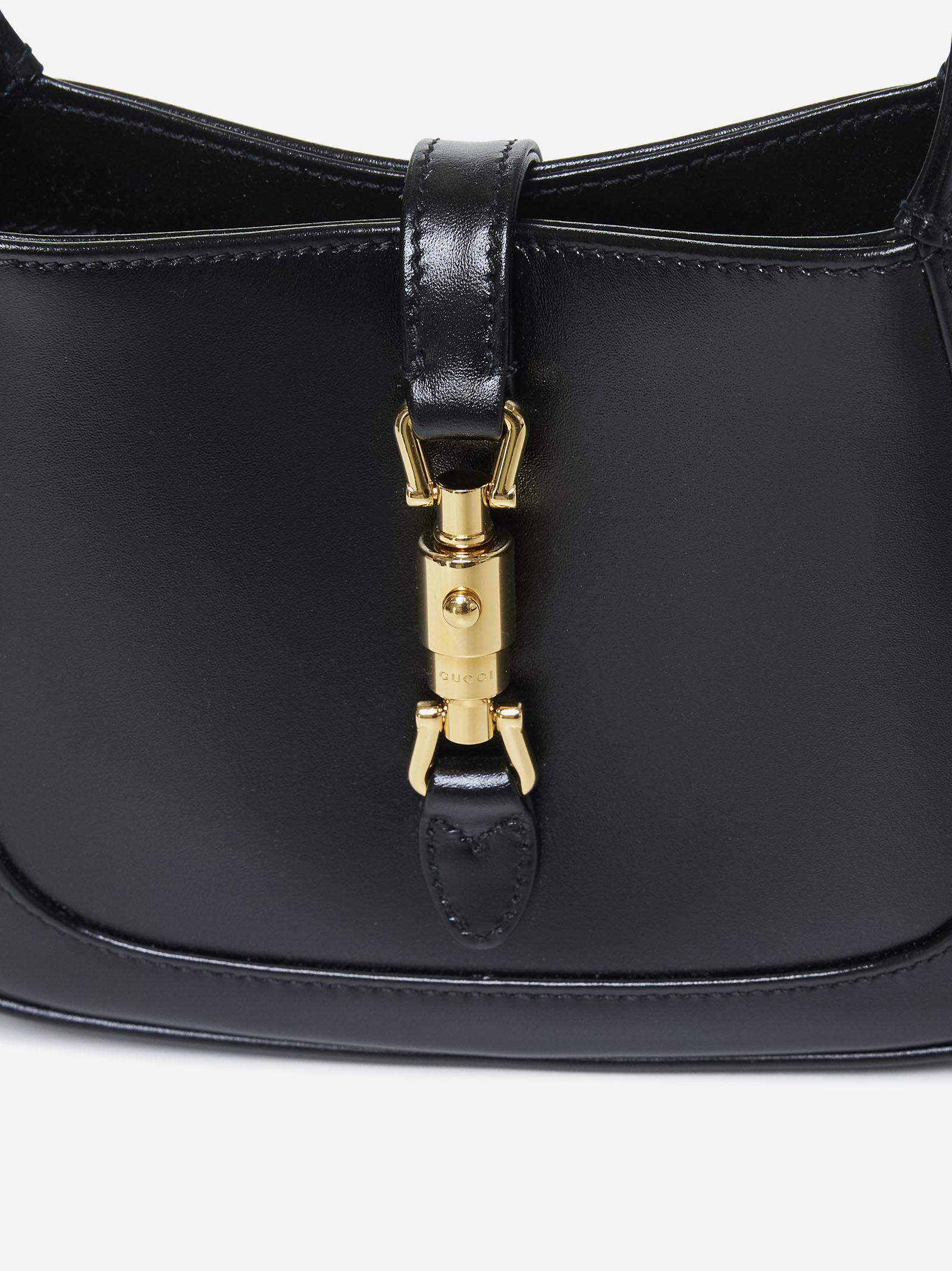 Gucci Jackie 1961 Leather Mini Hobo Bag in Black Lyst UK