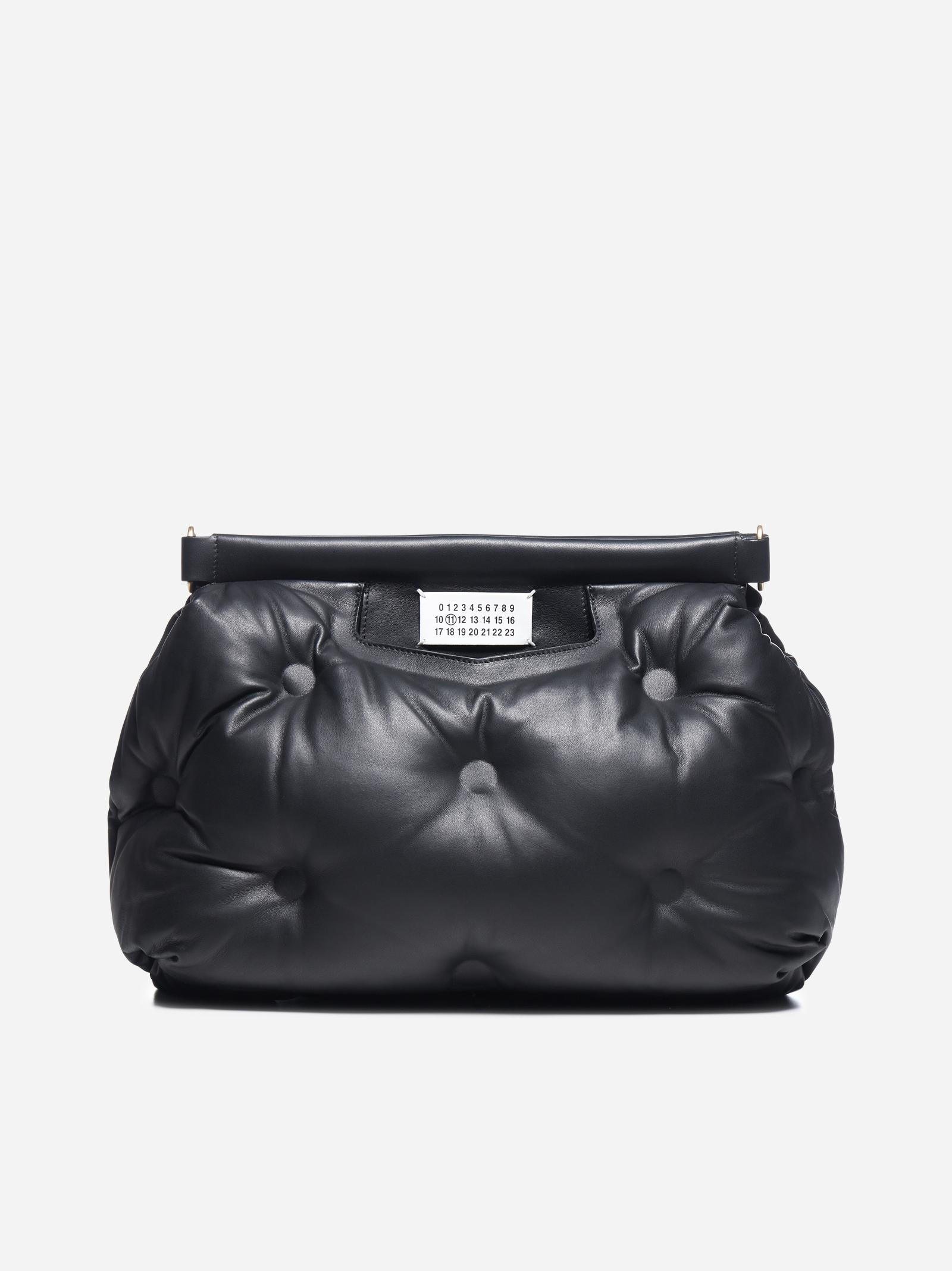 Maison Margiela Glam Slam Medium Quilted Leather Bag in Black - Lyst
