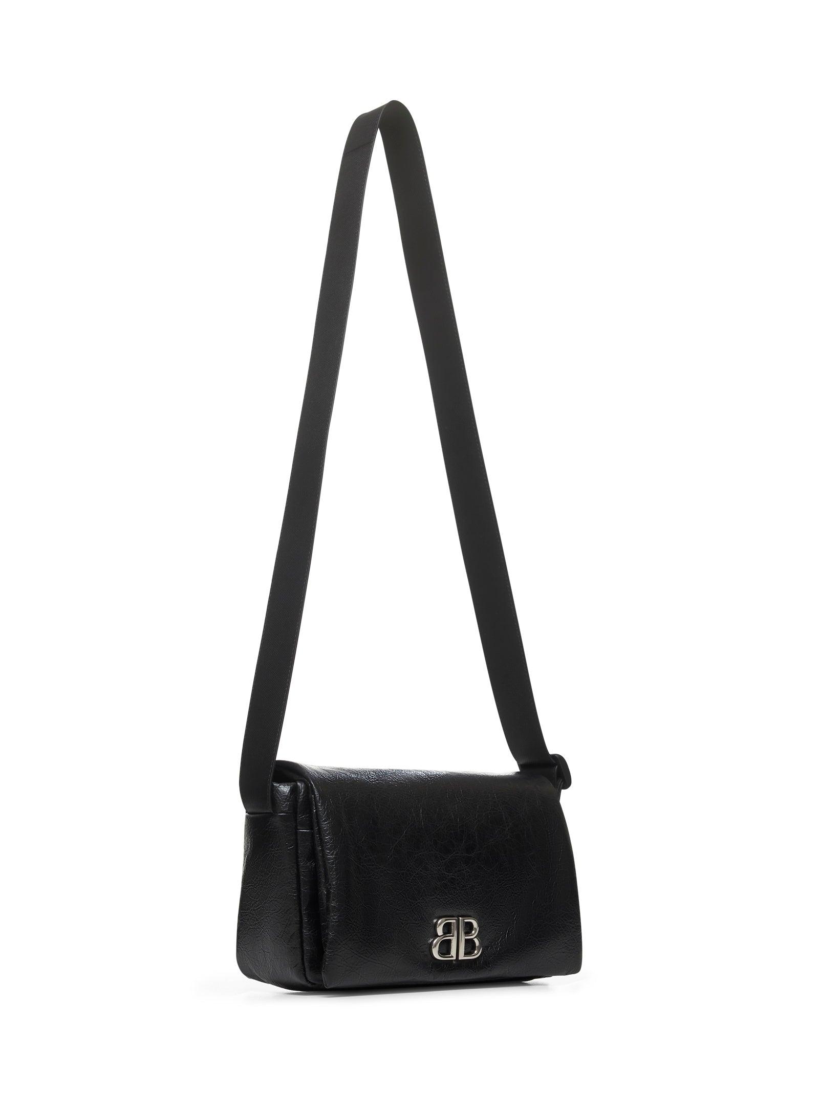 Balenciaga Monaco Flap Messenger S Bag in White for Men | Lyst