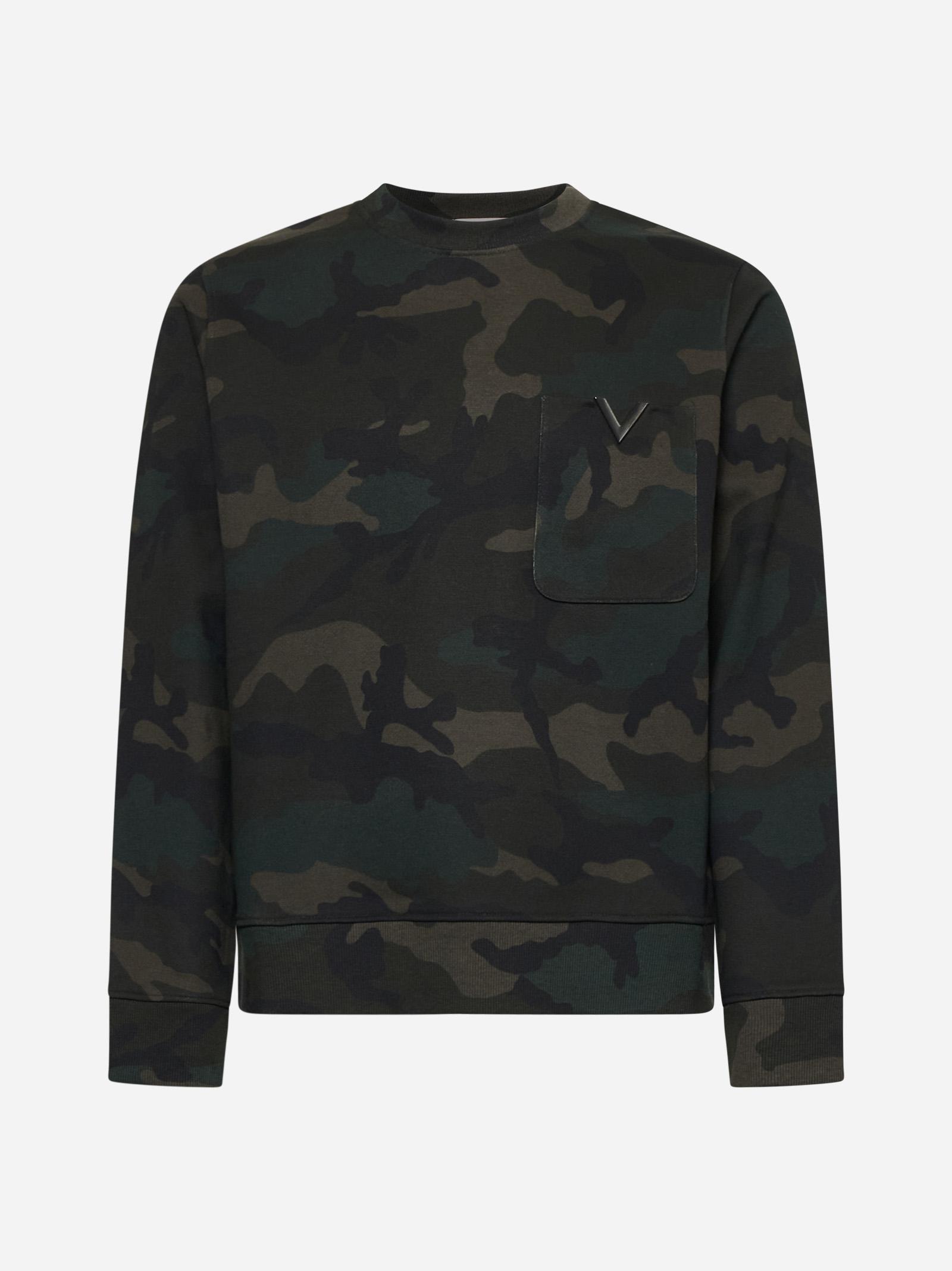 Black camouflage sweatshirt best sale