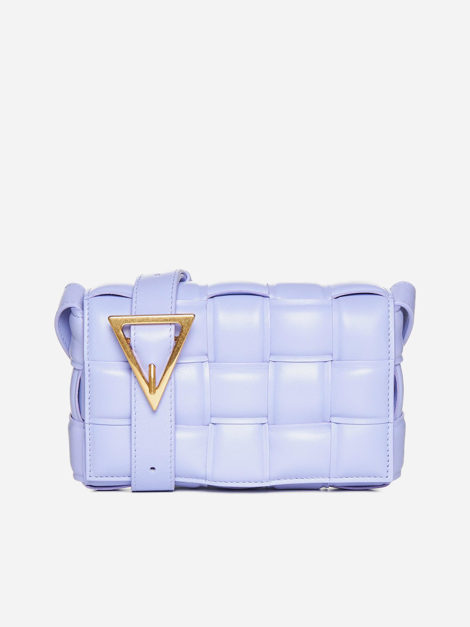 Bottega Veneta Beige Chain Cassette Shoulder Bag for Women