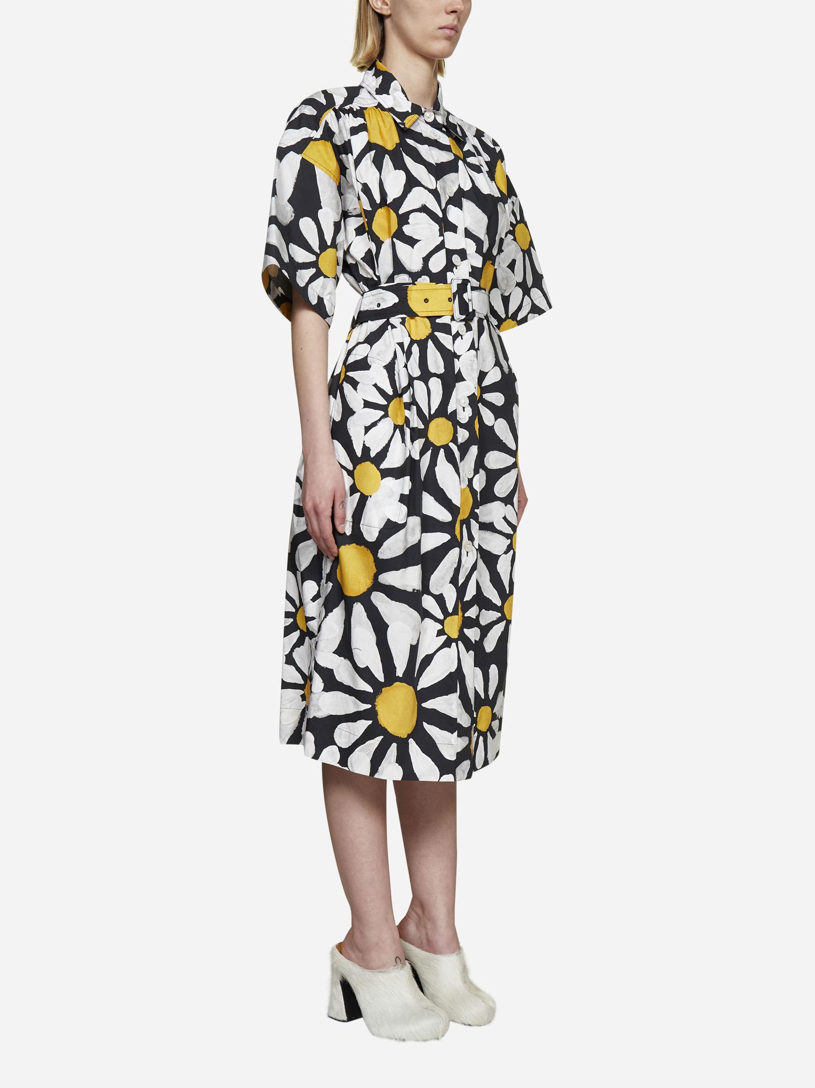 Marni Daisy-Print Patch-pocket Shirt