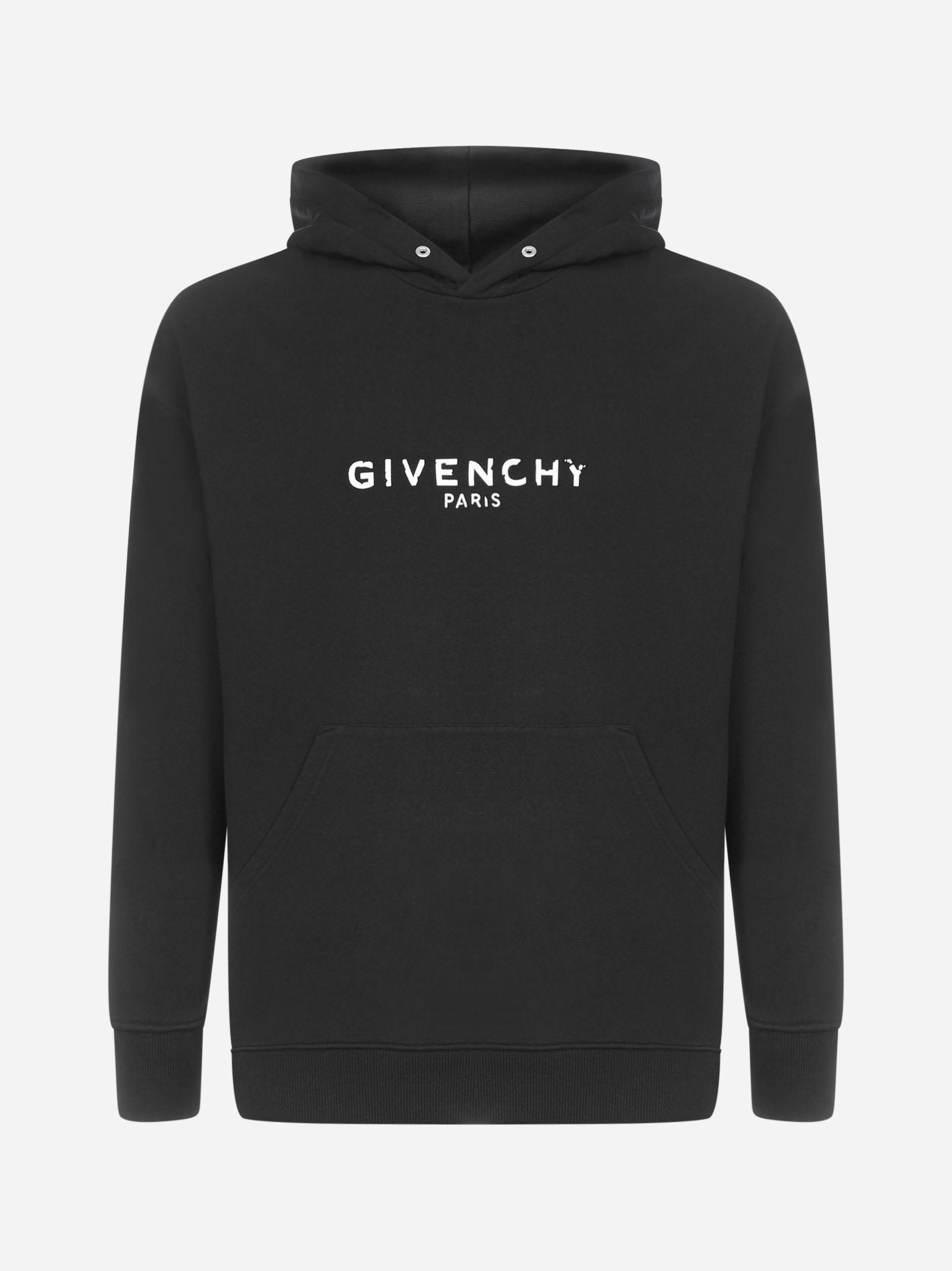 Givenchy Logo Cotton Hoodie for Men - Lyst